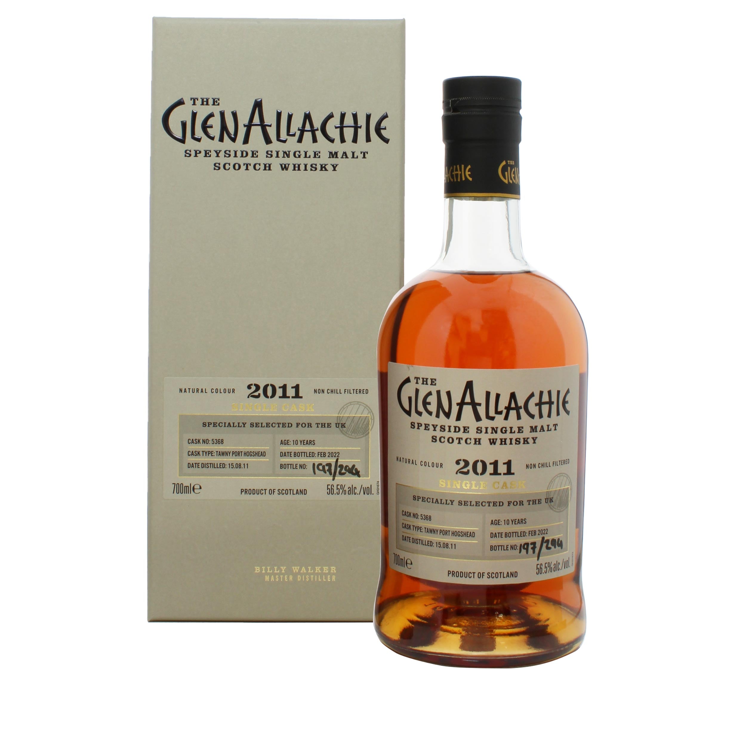 GlenAllachie 2011 10 Year Old Tawny Port Hogshead