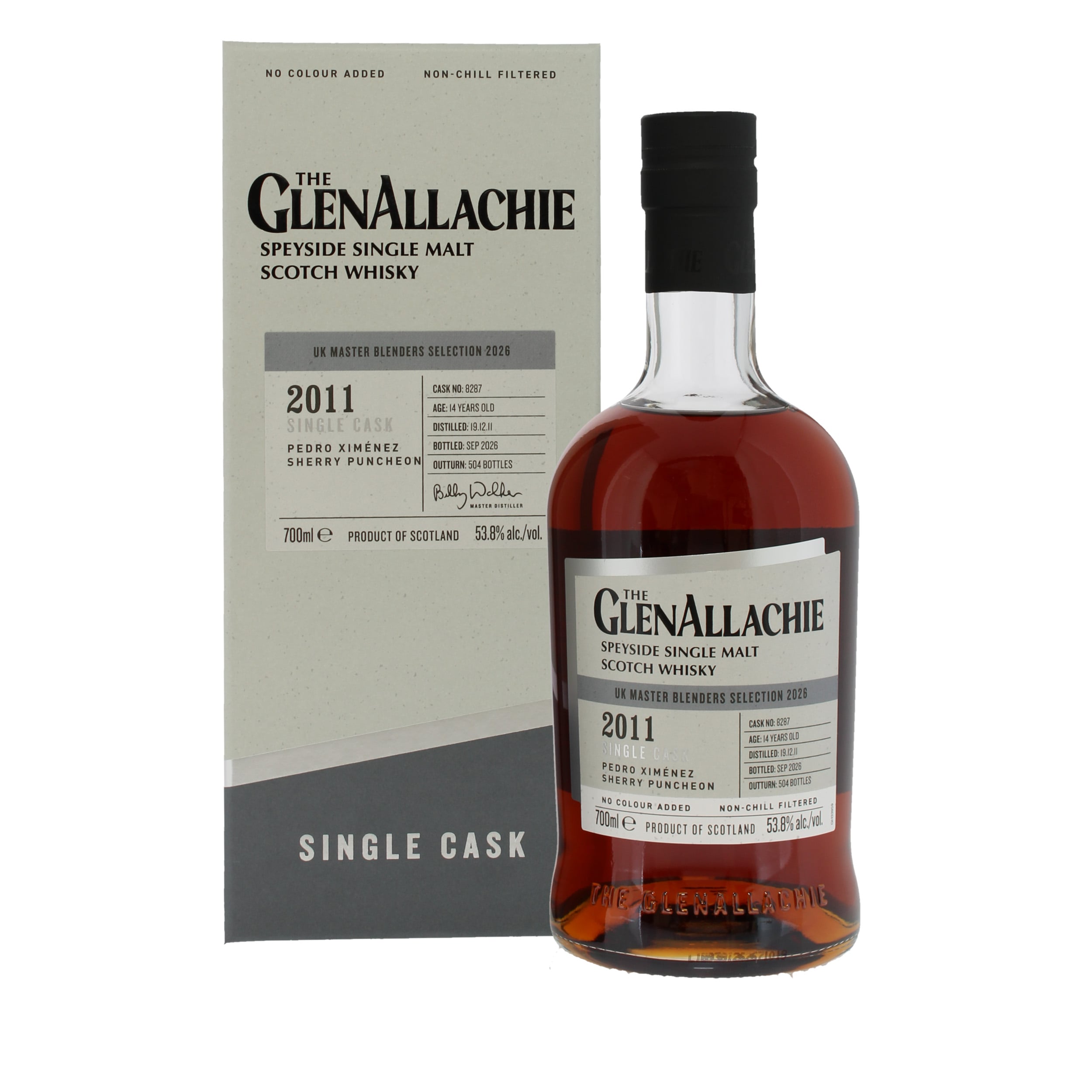 Glenallachie 2011 14 Year Old PX Sherry Puncheon Single Cask #8287