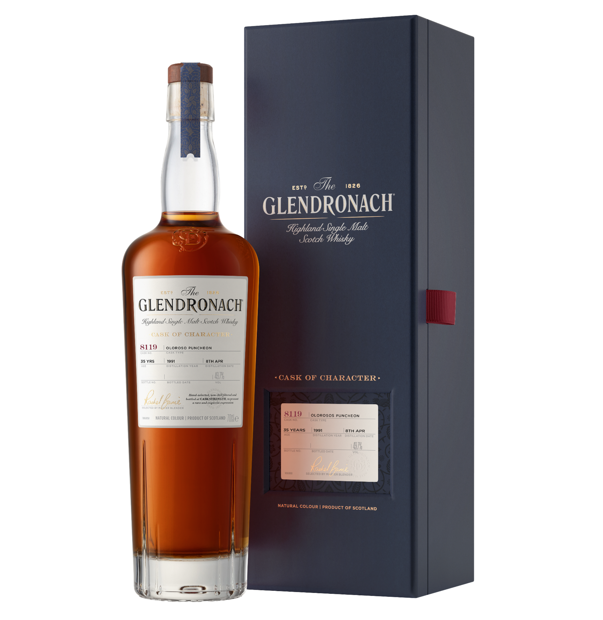 The Glendronach 1991 - 35 Years Old - Cask of Character #8119