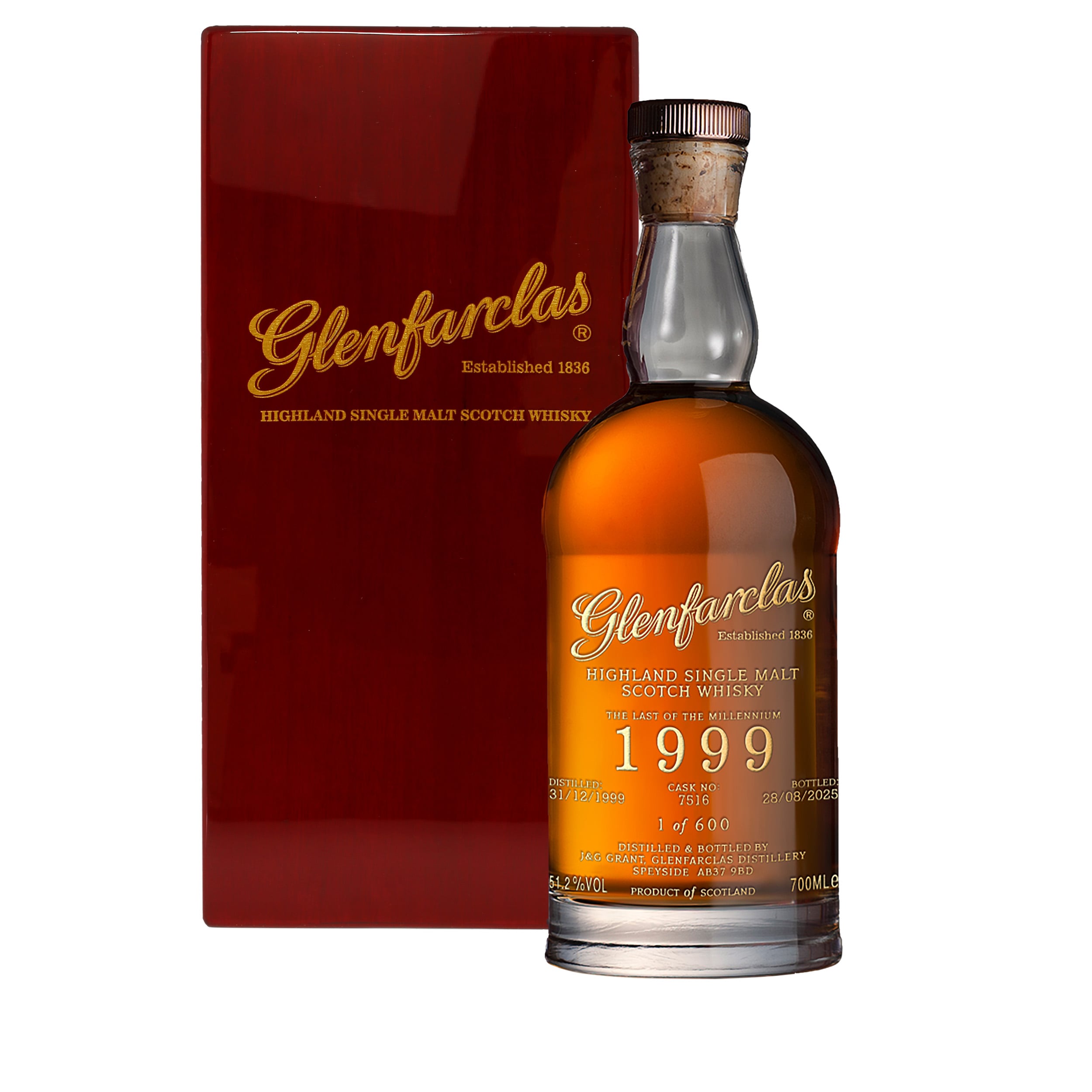 Glenfarclas 1999 25 Year Old Millennium #7516 | The Whisky Shop