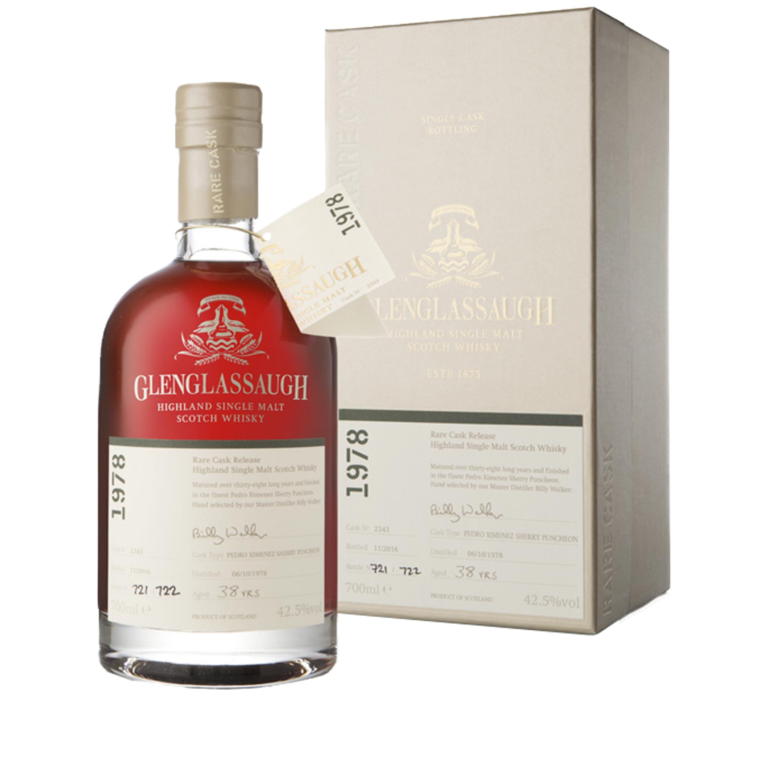 Glenglassaugh 1978 Batch 3 (2343) 38 year old