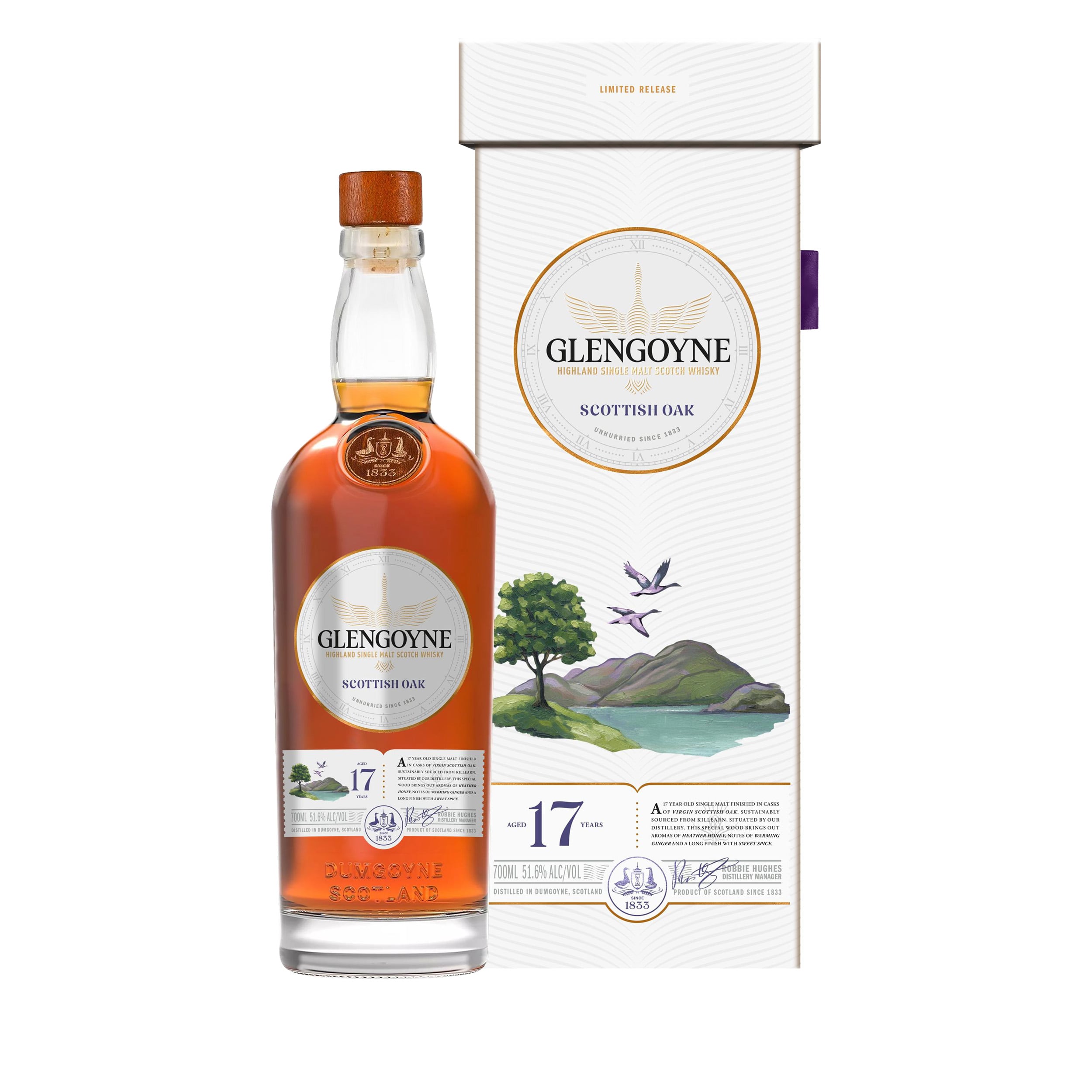 最終値下げ　未開封　GLENGOYNE 17年 シングルモルトウイスキー Glengoyne 17 Year Old Scottish Oak Limited Edition Highland Single