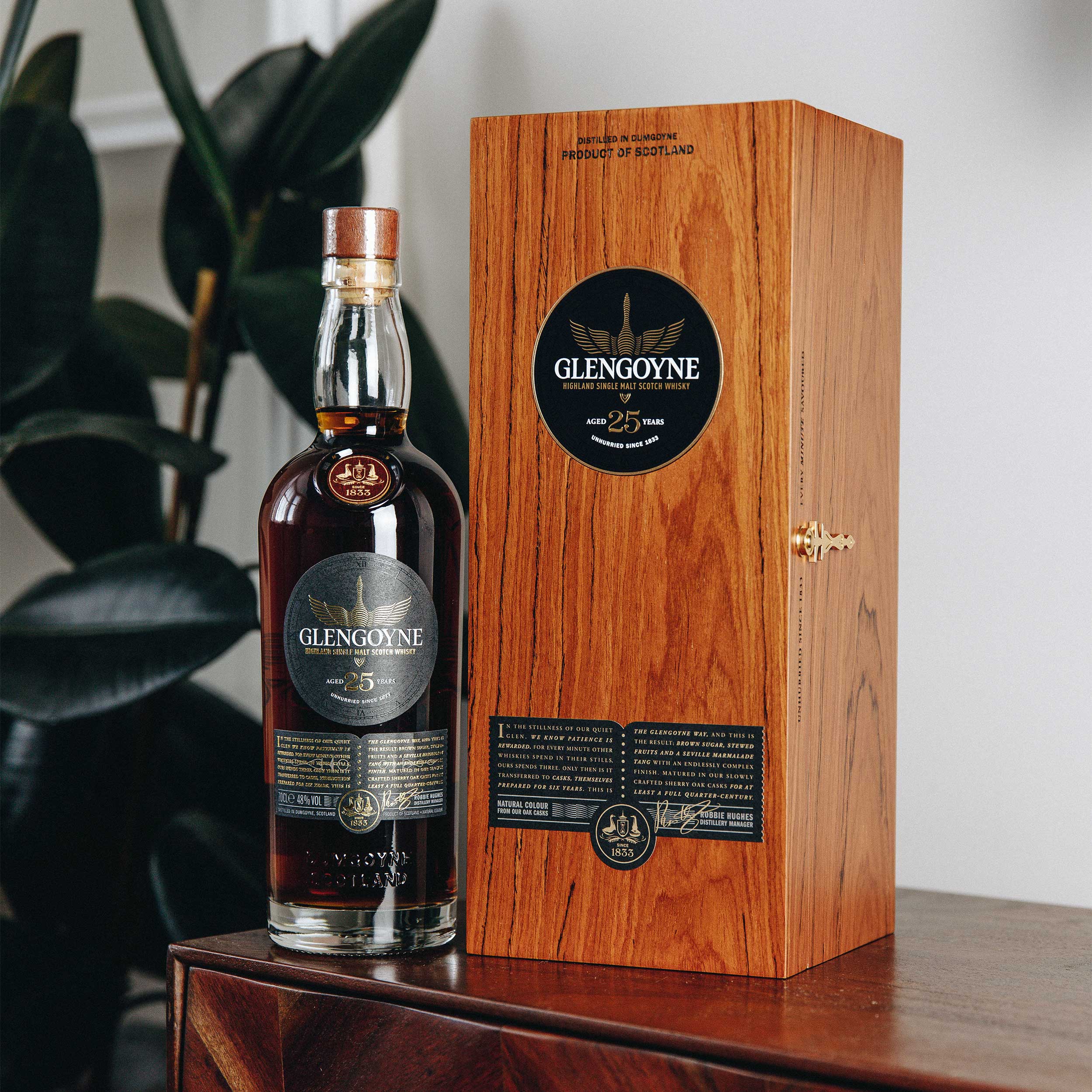 Glengoyne 25 Year Old Highland Single Malt Scotch Whisky 70cl 