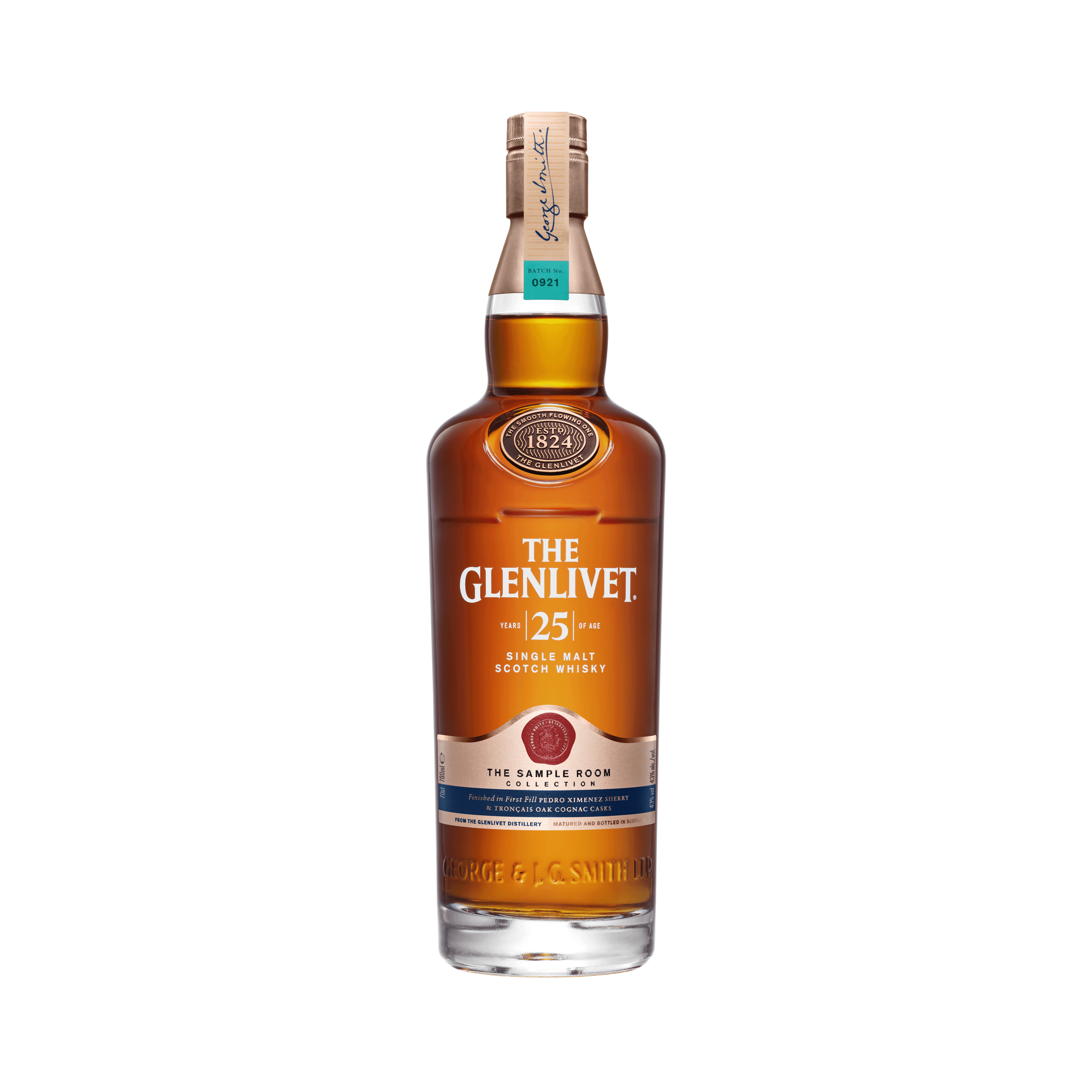 The Glenlivet 25 Year Old Speyside Single Malt Scotch Whisky 70cl