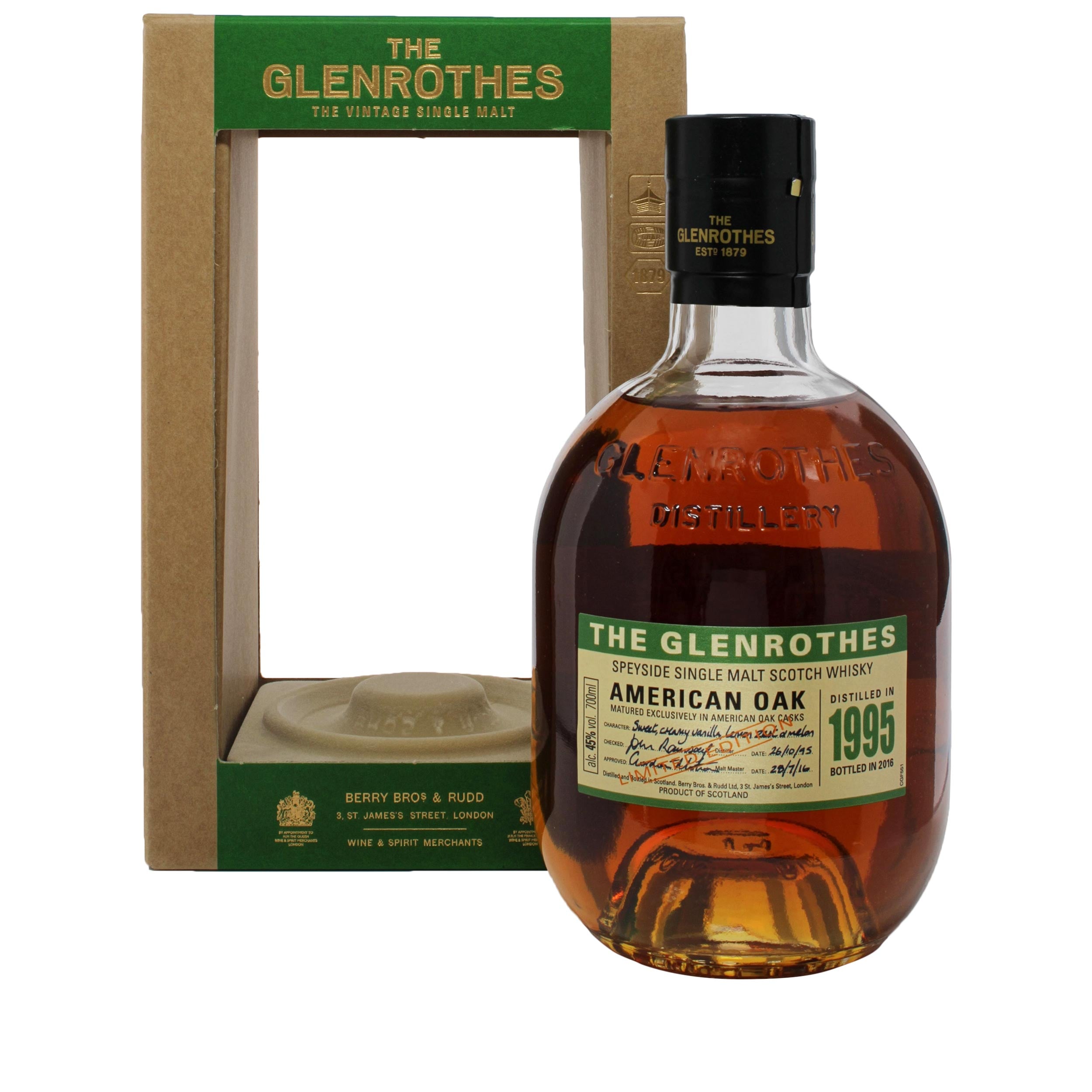 Glenrothes 1995 Limited Edition Speyside Single Malt Scotch Whisky