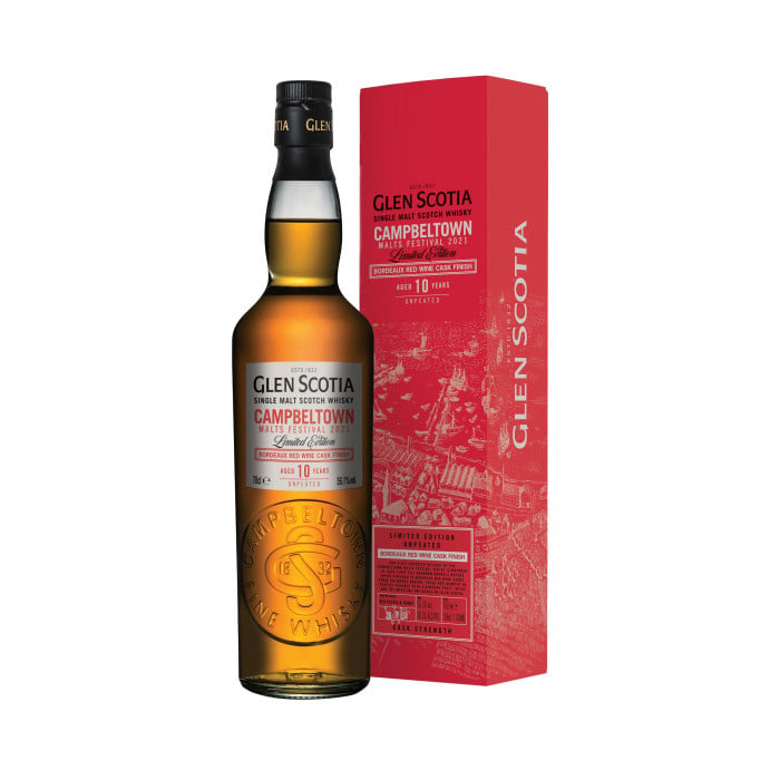 Glen Scotia 10 ans Old Bordeaux Red Wine Finish Campbeltown Malts Festival 2021