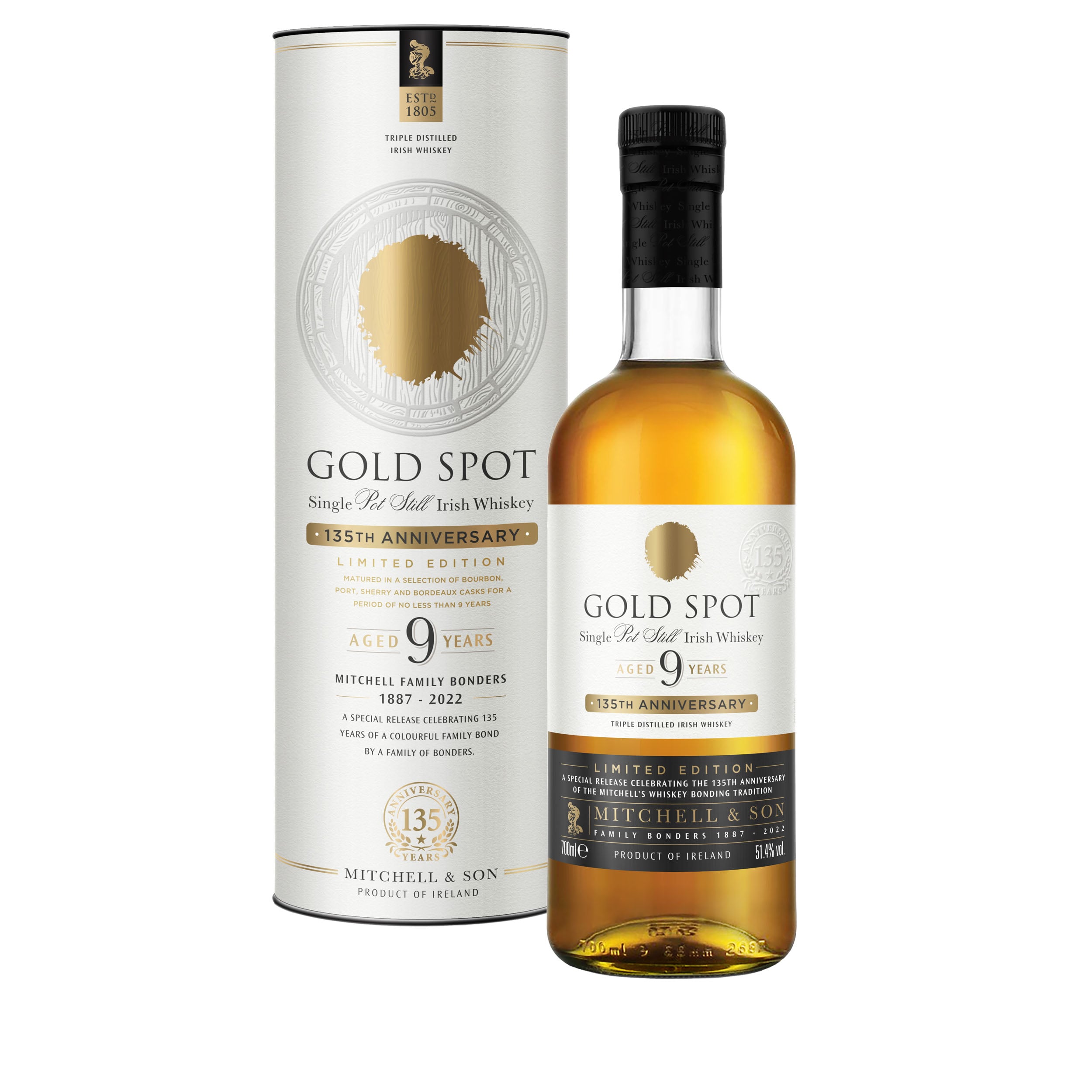 Gold Spot 9 Year Old 135th Anniversary