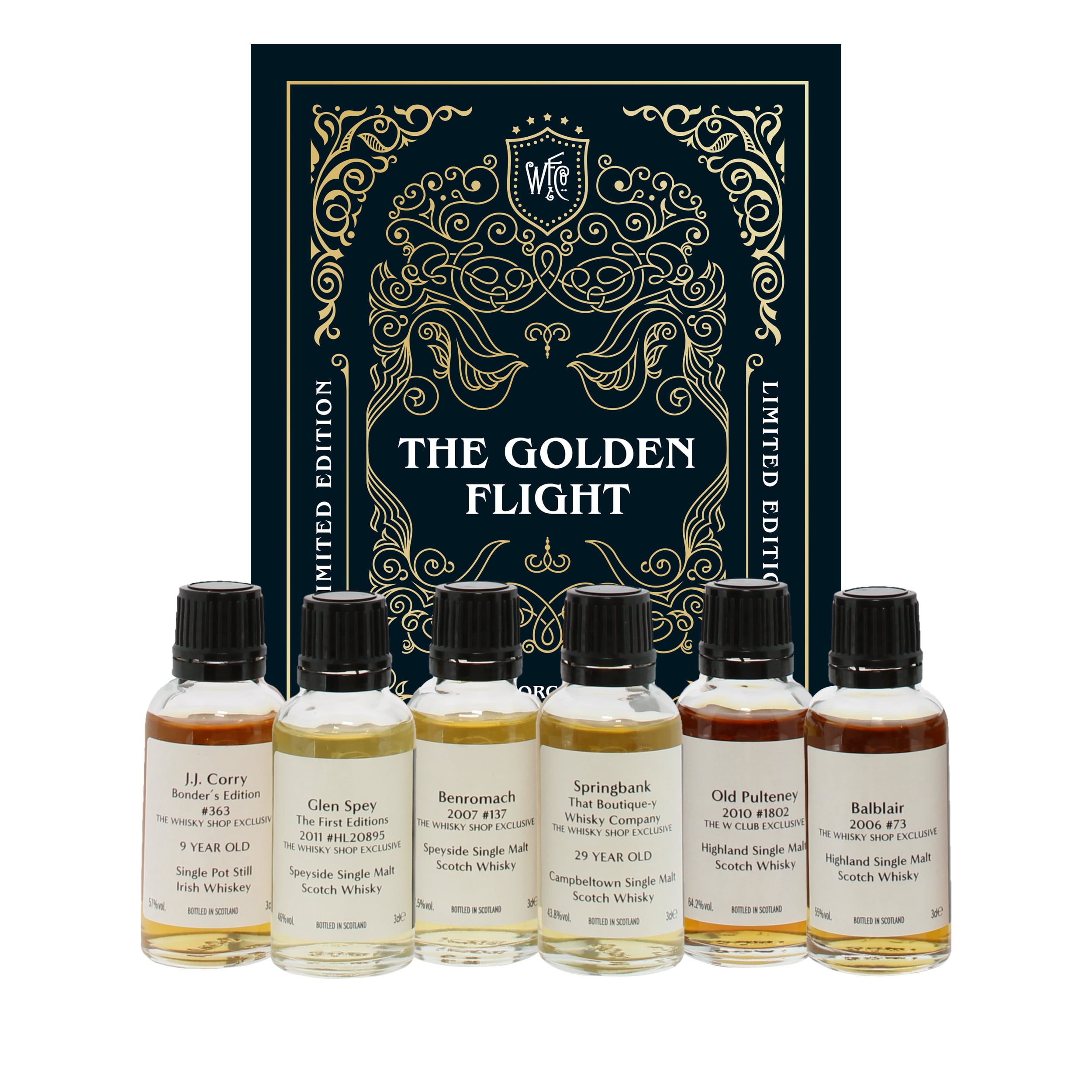 Golden Flight 6x3cl Whisky Gift Pack