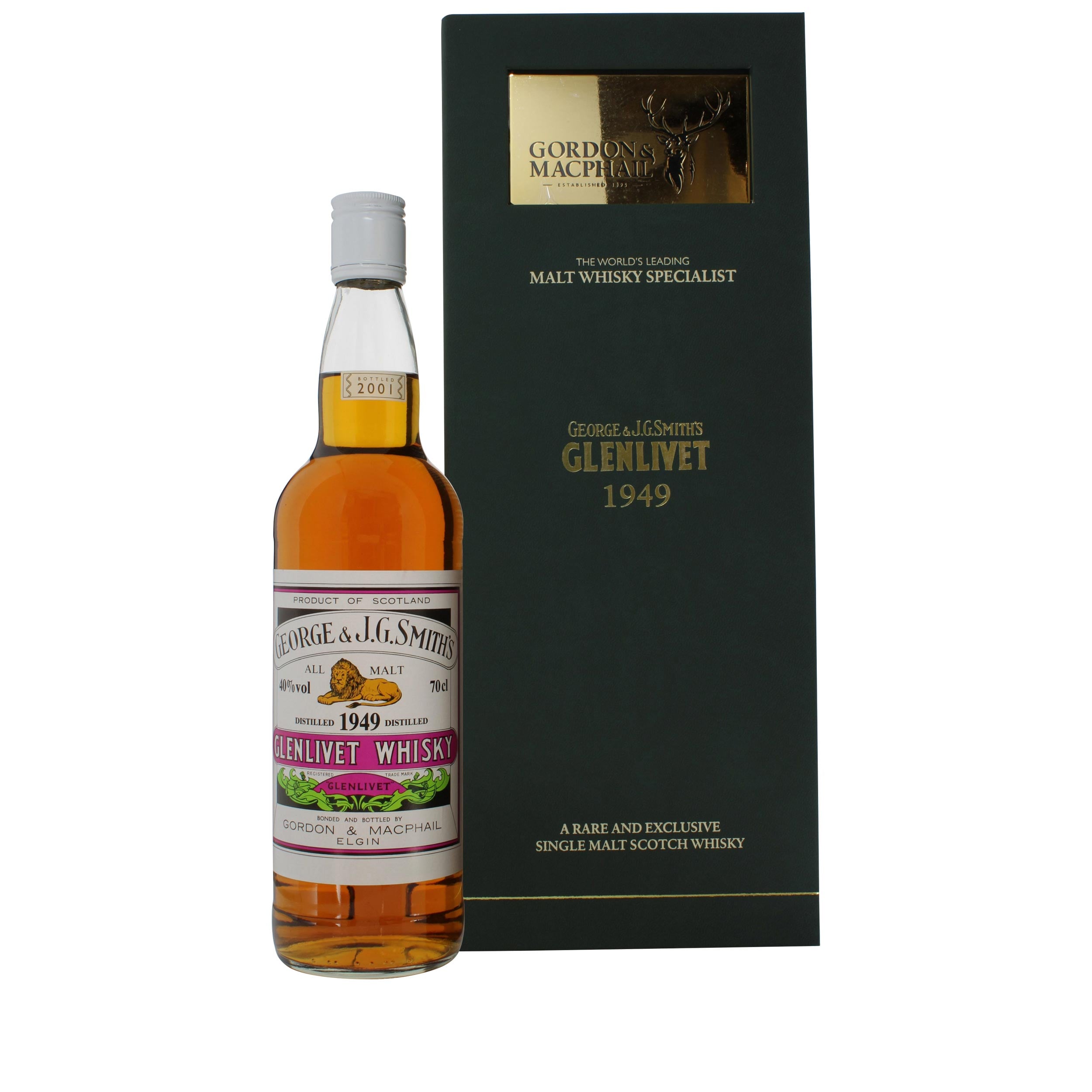 Gordon & MacPhail Glenlivet 1949 Limited Edition Single Cask Speyside Single Malt Scotch Whisky 70cl