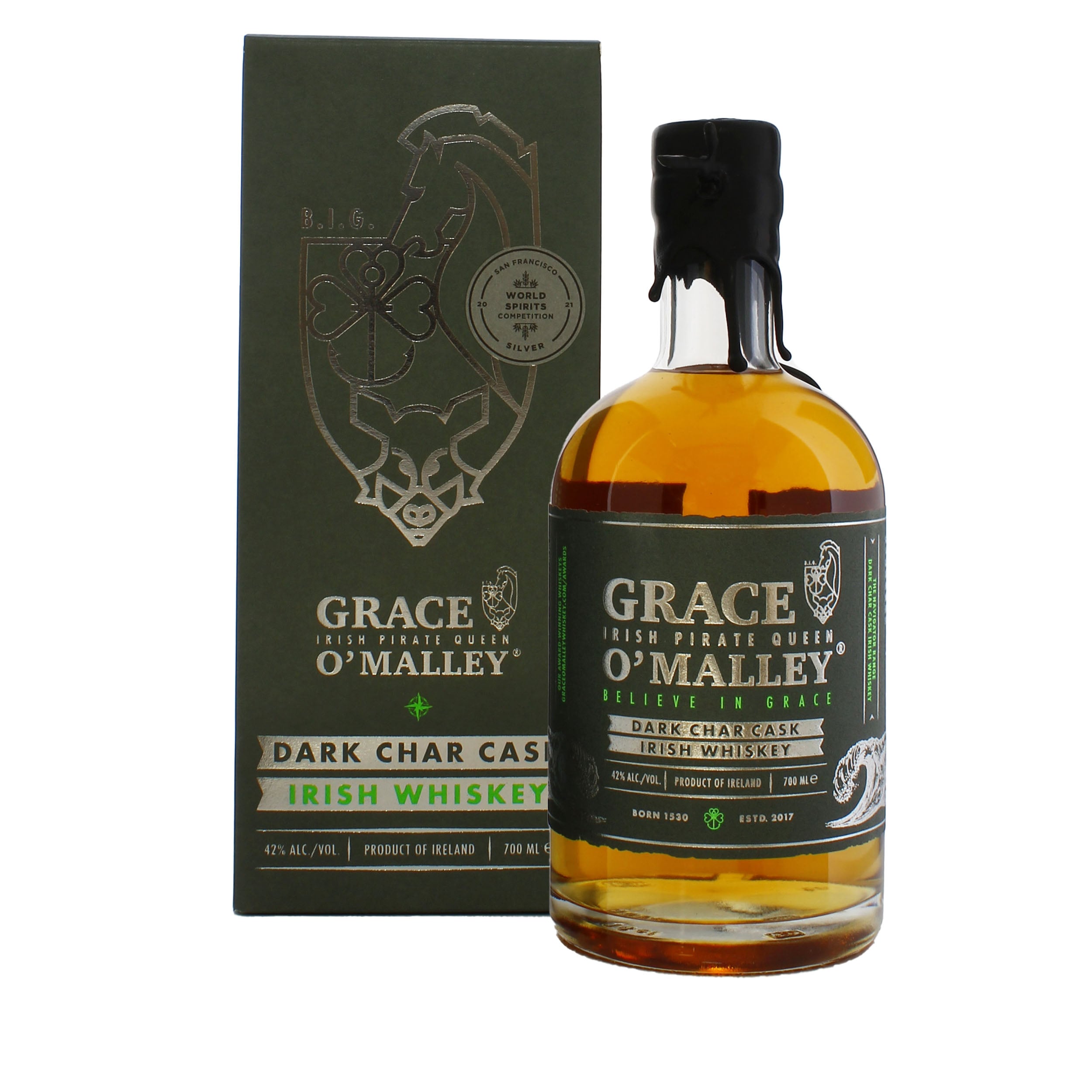 Grace OMalley Dark Char Blend 70cl