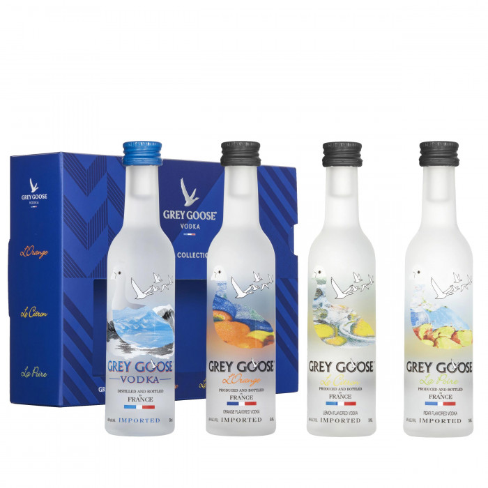 Grey Goose Vodka La Collection 4 x 5cl