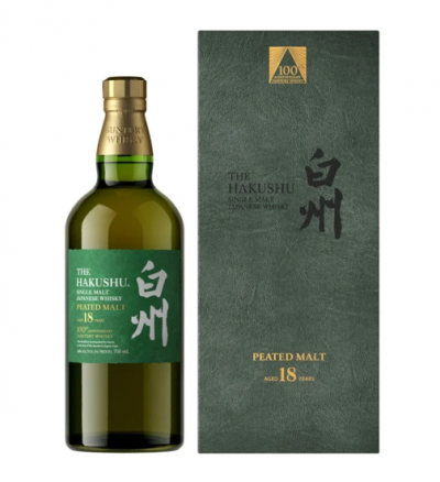Hakushu 18 ans Peated Malt Suntory 100th Anniversary Release