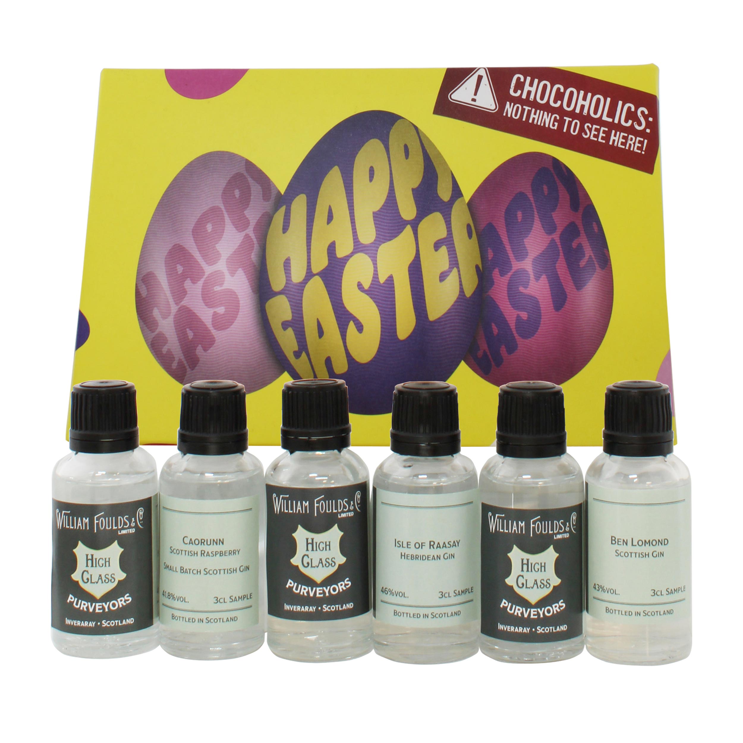 Happy Easter Eggs Gin Gift Pack 6x3cl