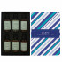 Happy Father's Day Blue Diagonals 6x3cl Whisky Gift Pack