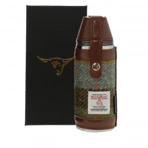Harris Tweed 8oz Hunting Flask Macleod #15