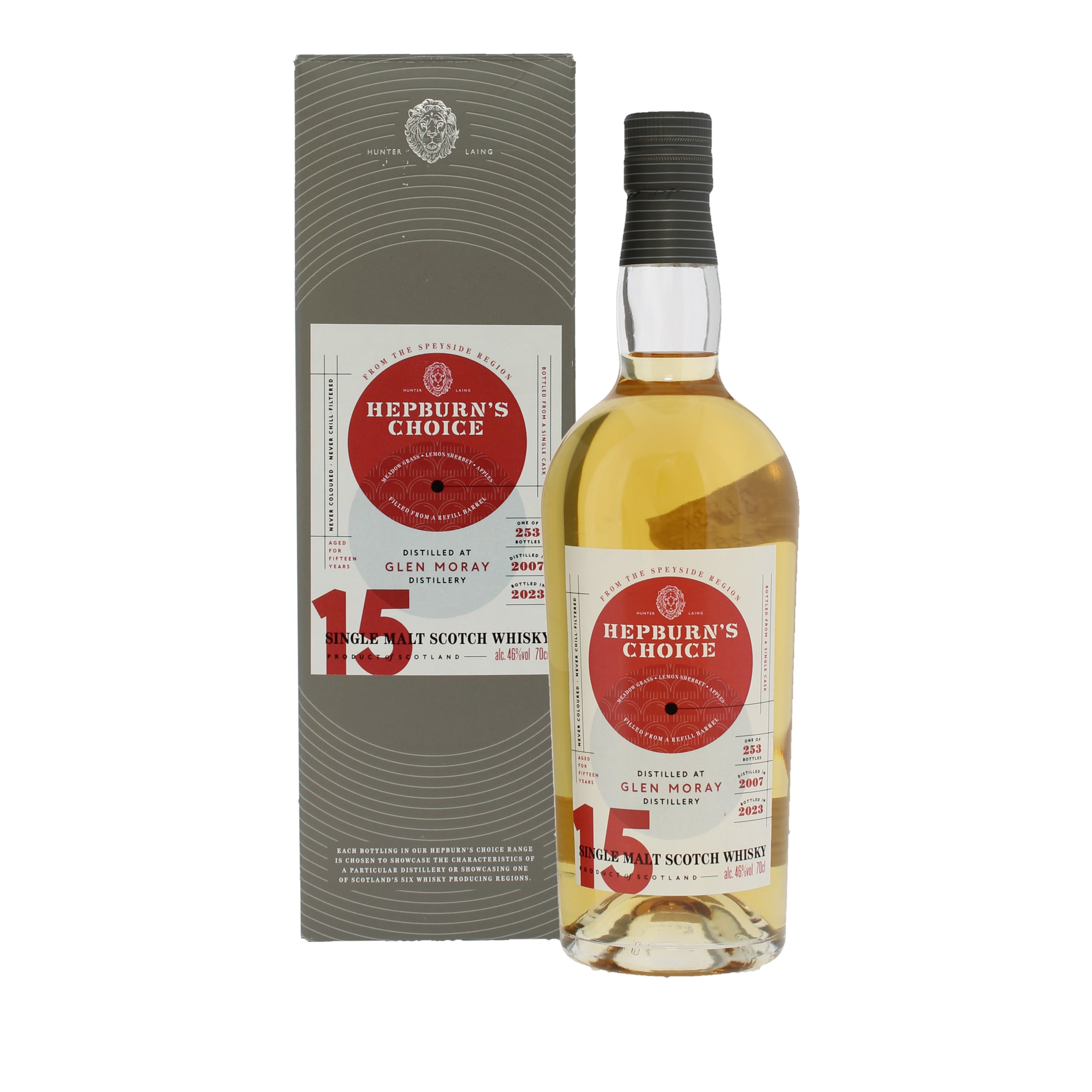 Hepburns Choice Glen Moray 2007 15 Year Old
