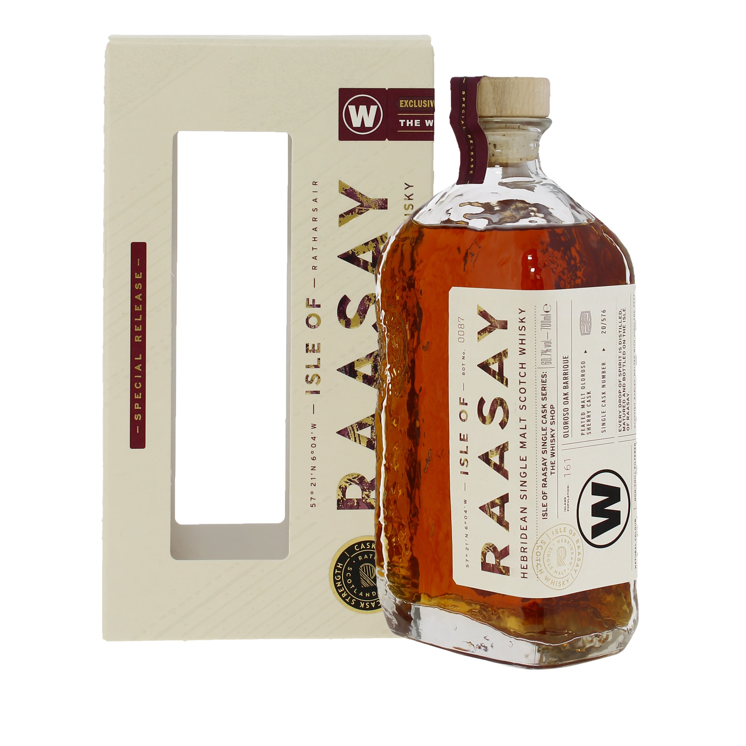 Isle of Raasay Oloroso Oak Barrique Single Cask #20/576 Exclusive