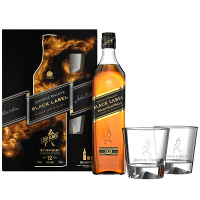 Johnnie Walker Black Label Glass Gift Set