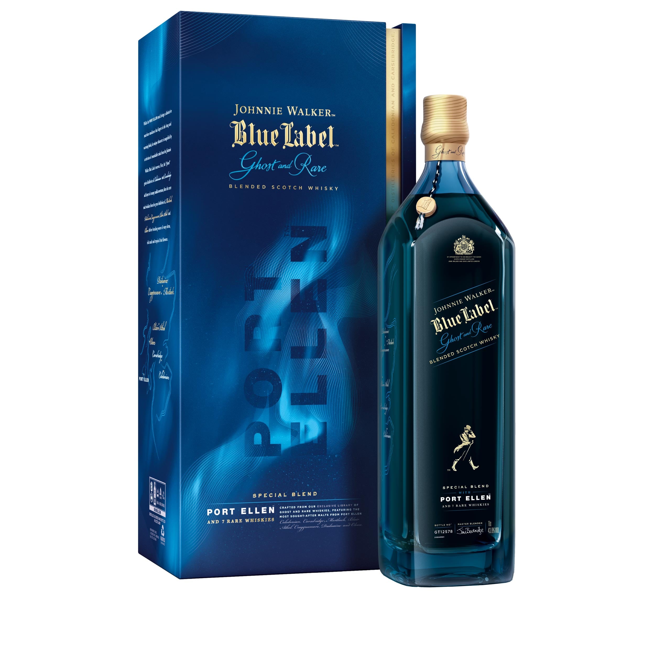 Johnnie Walker Blue Label Ghost & Rare: Port Ellen with case