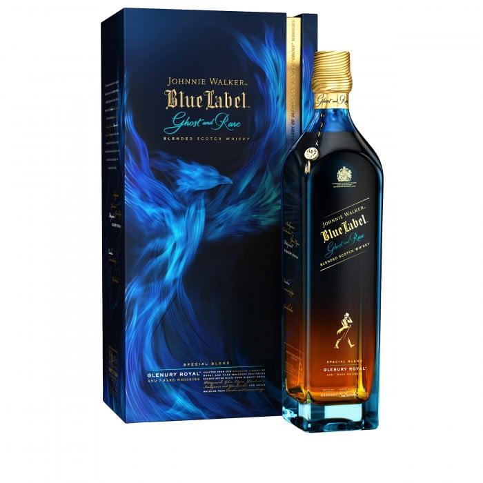 Johnnie Walker Blue Label Ghost & Rare: Glenury Royal with box