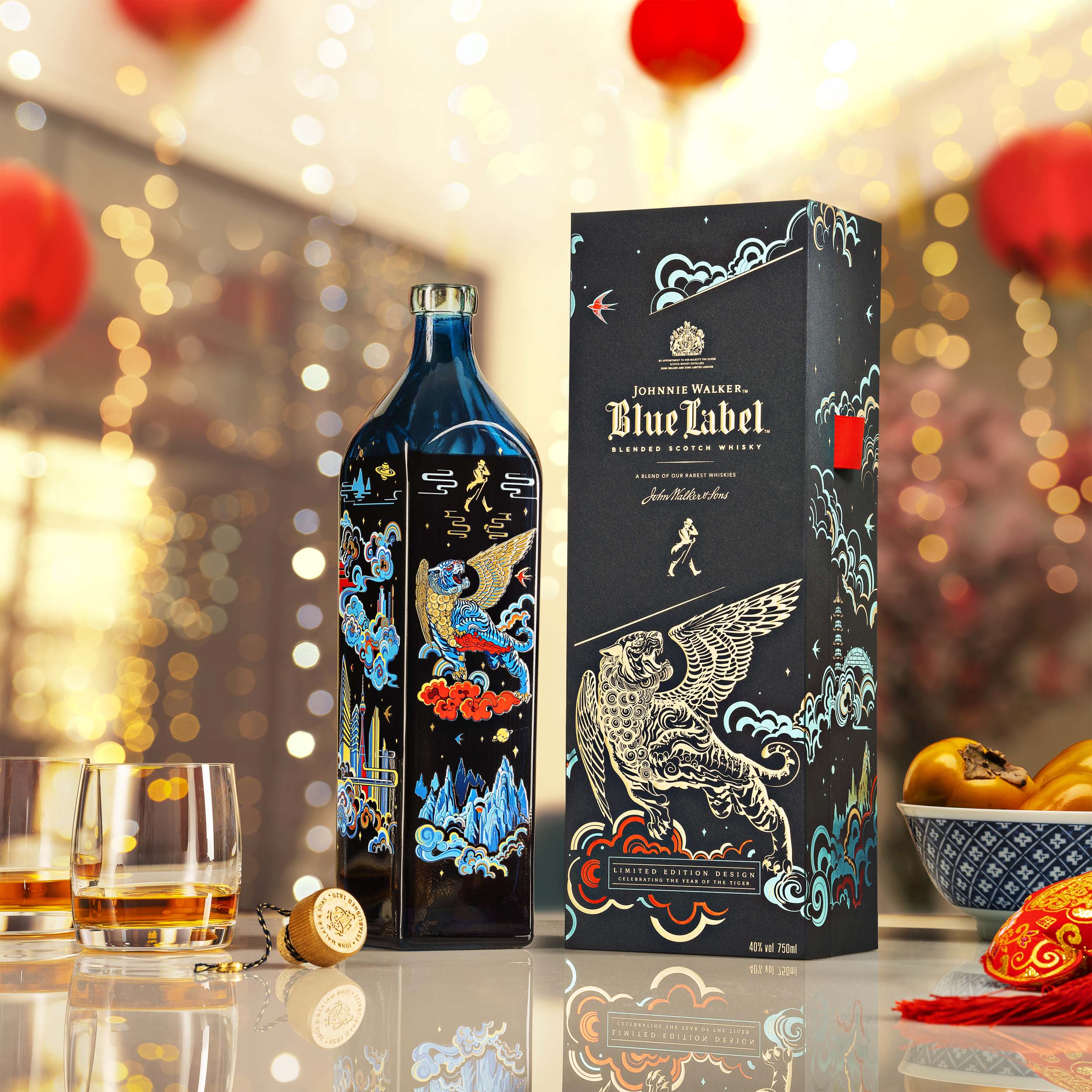Johnnie Walker Blue Label Chinese New Year 2022 Year of the Tiger