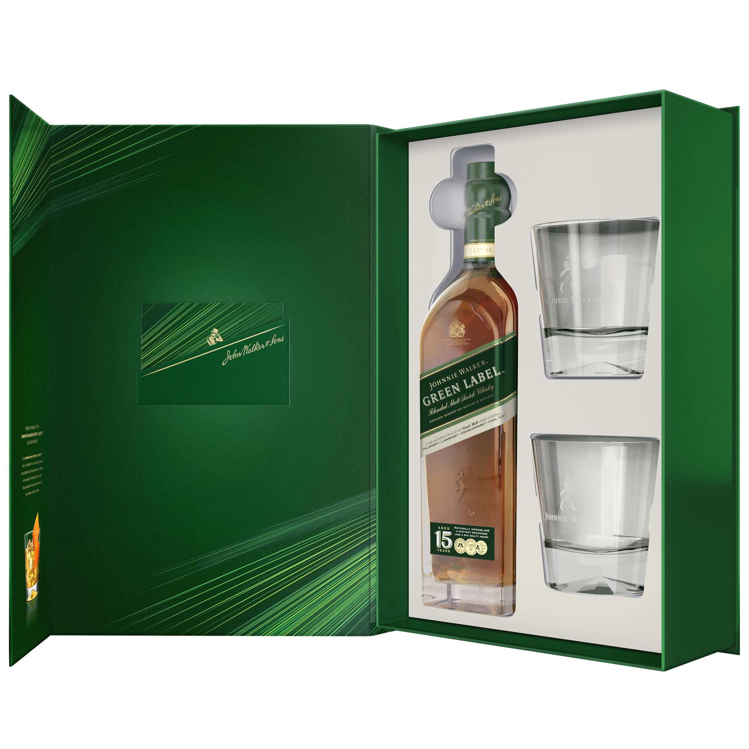 Johnnie Walker Green Label Gift Set The Whisky Shop