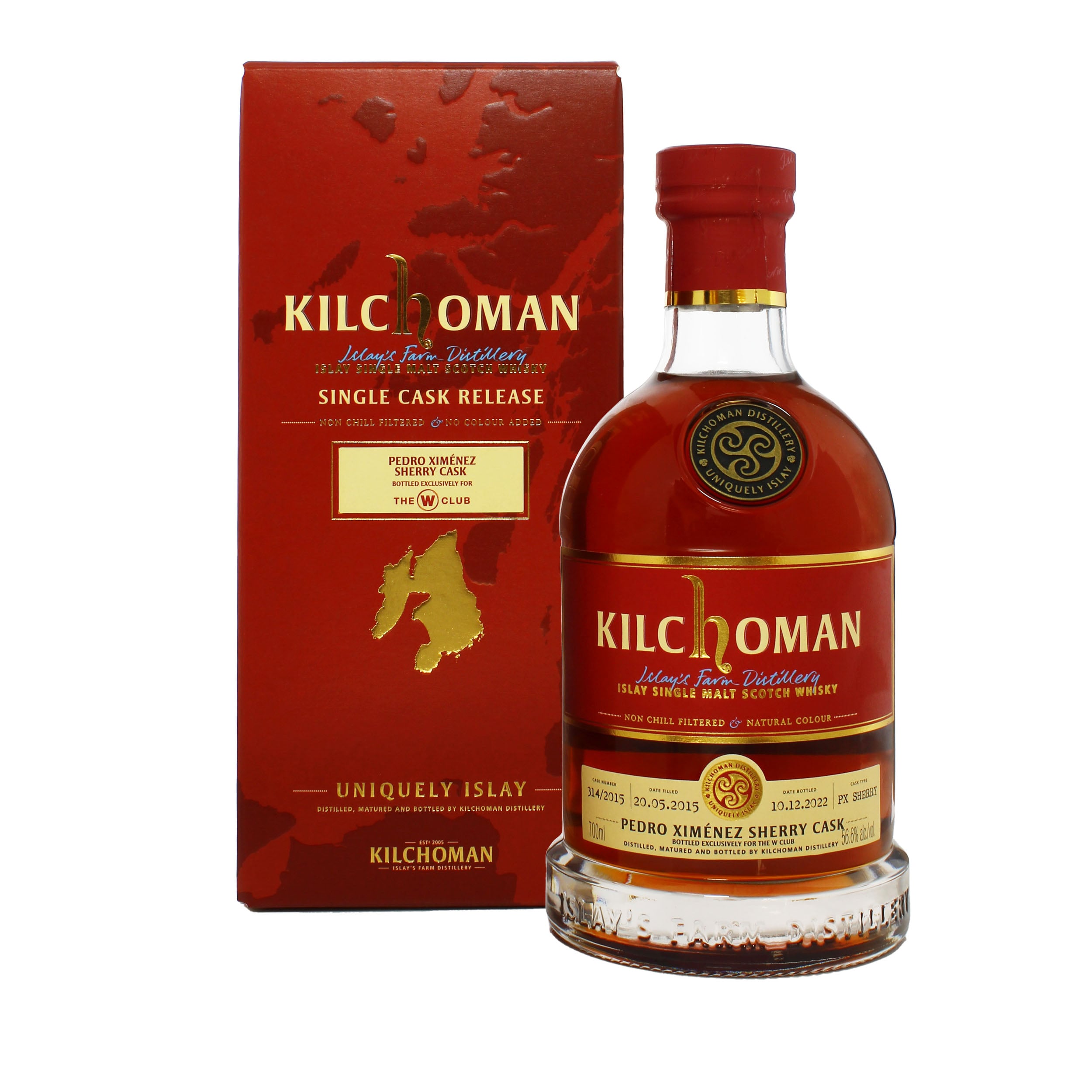 Kilchoman 2015 PX Sherry Cask W Club Exclusive