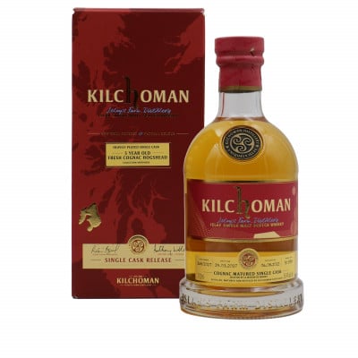 Kilchoman 5 ans Cognac Single Cask 2017 Antipodes