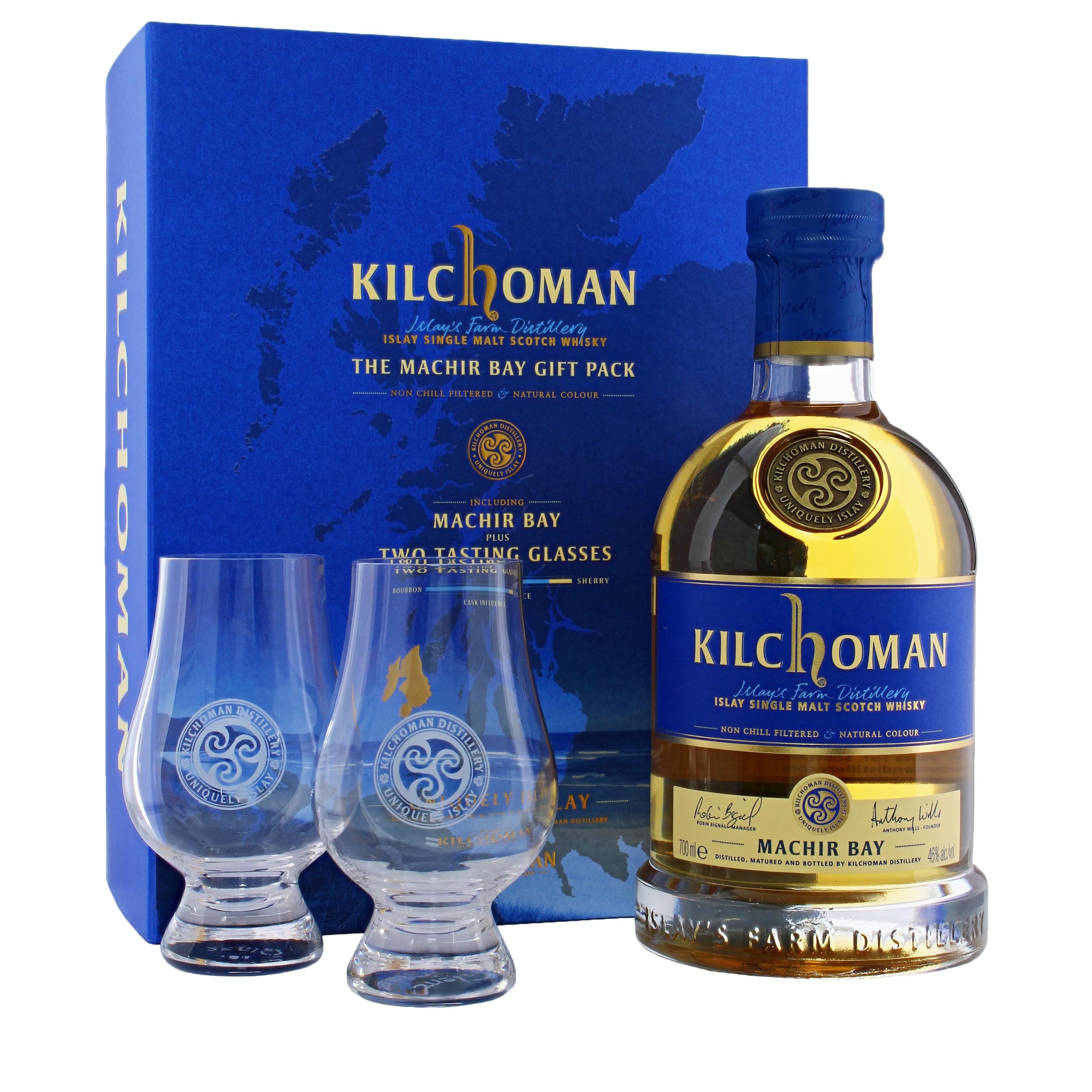 Kilchoman Machir Bay Glass Set | The Whisky Shop