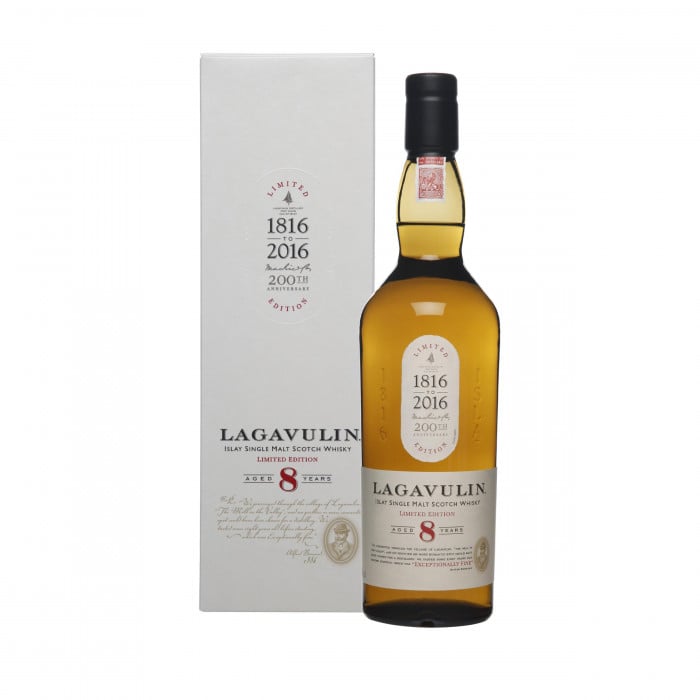 Lagavulin 8 Year Old 200th Anniversary Bottling with box