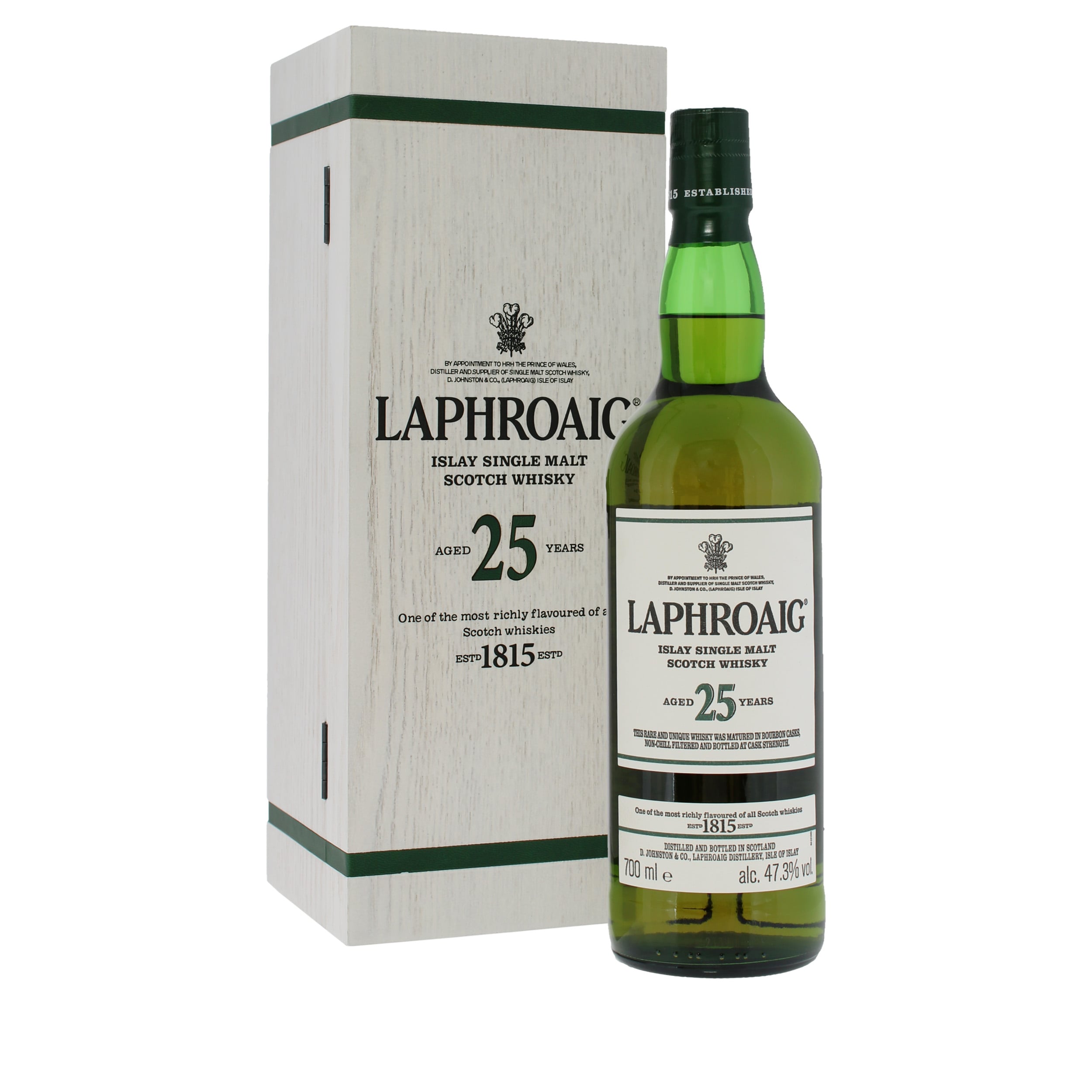 ウイスキー Laphroaig 25 Year Old 700ml 2015 Laphroaig 25 Year Old Single Malt Scotch Whisky – De Wine Spot