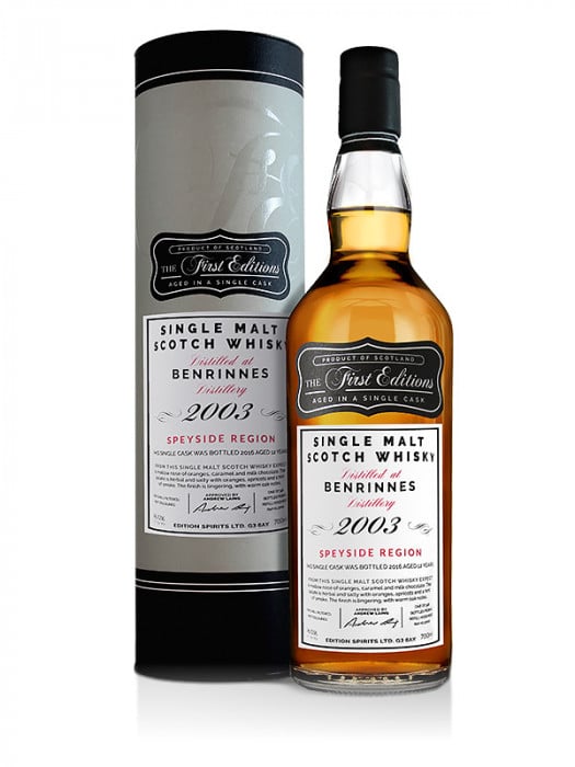 First Editions Benrinnes 2005 12 Year Old