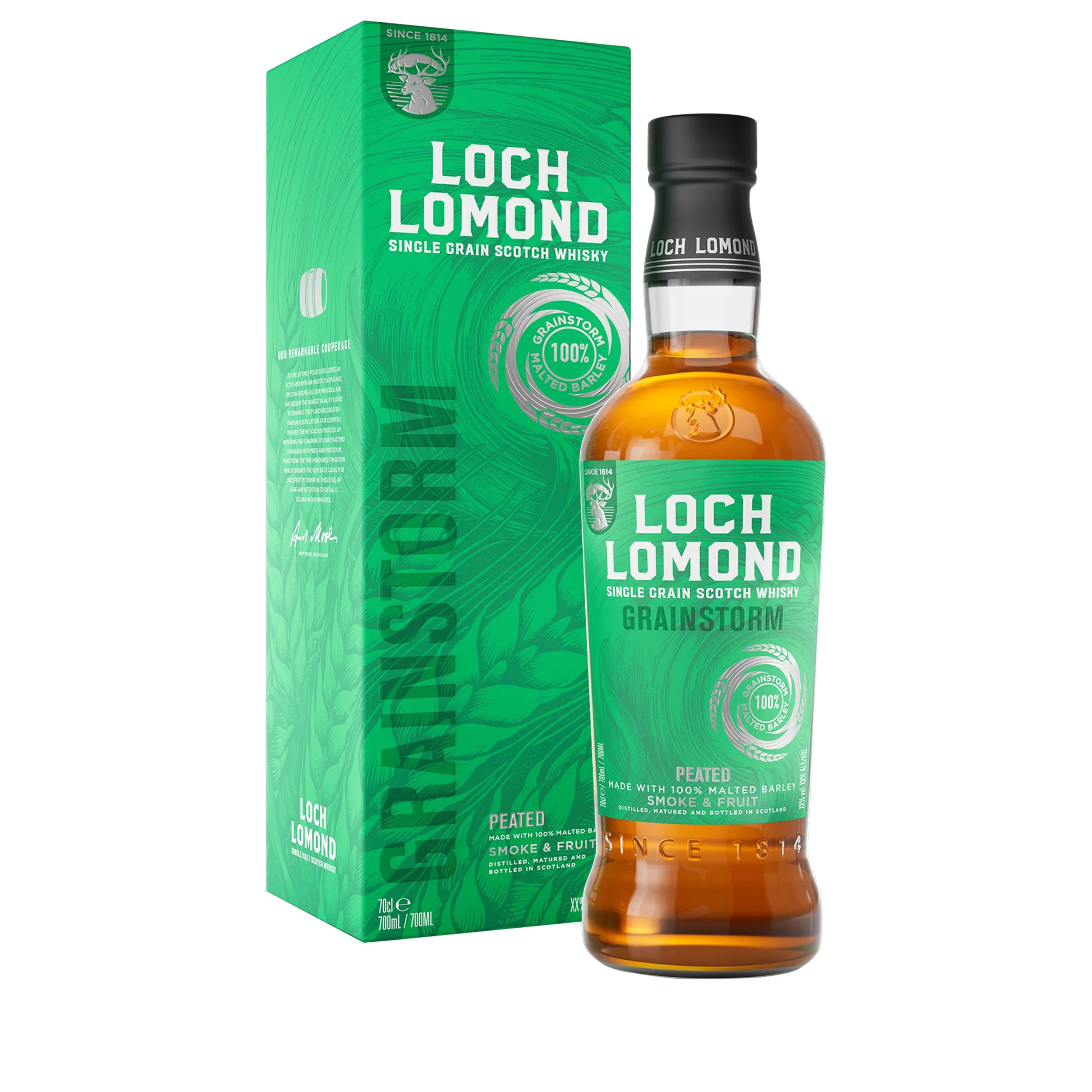 Loch Lomond Peated Single Grain Highland Single Malt Scotch Whisky