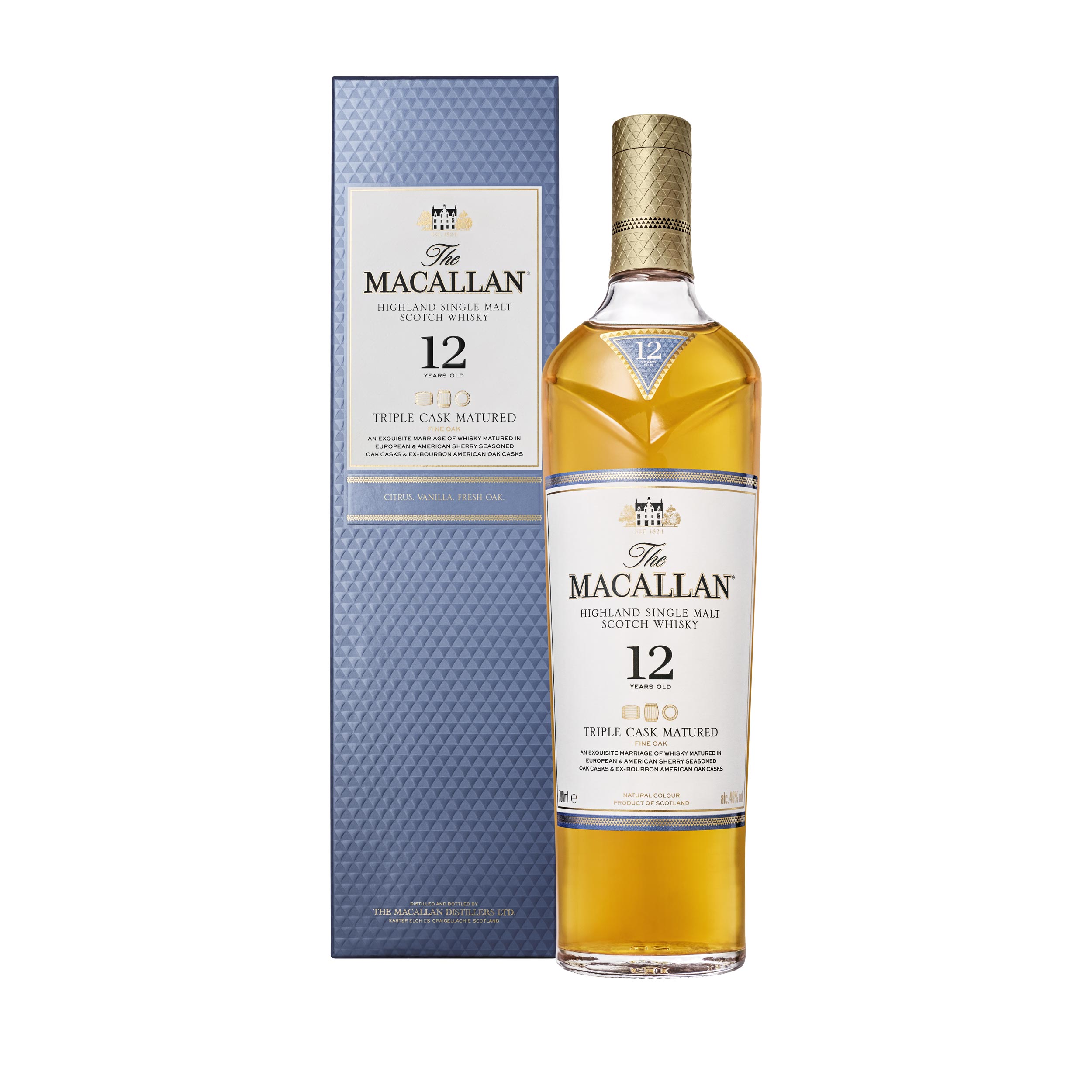 The Macallan 12年 350ml Macallan 12 Year Old Triple Cask bottled 350ml Macallan 12