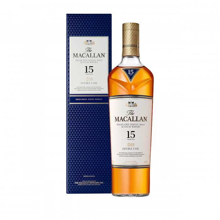 Macallan 15 Year Old Double Cask with box