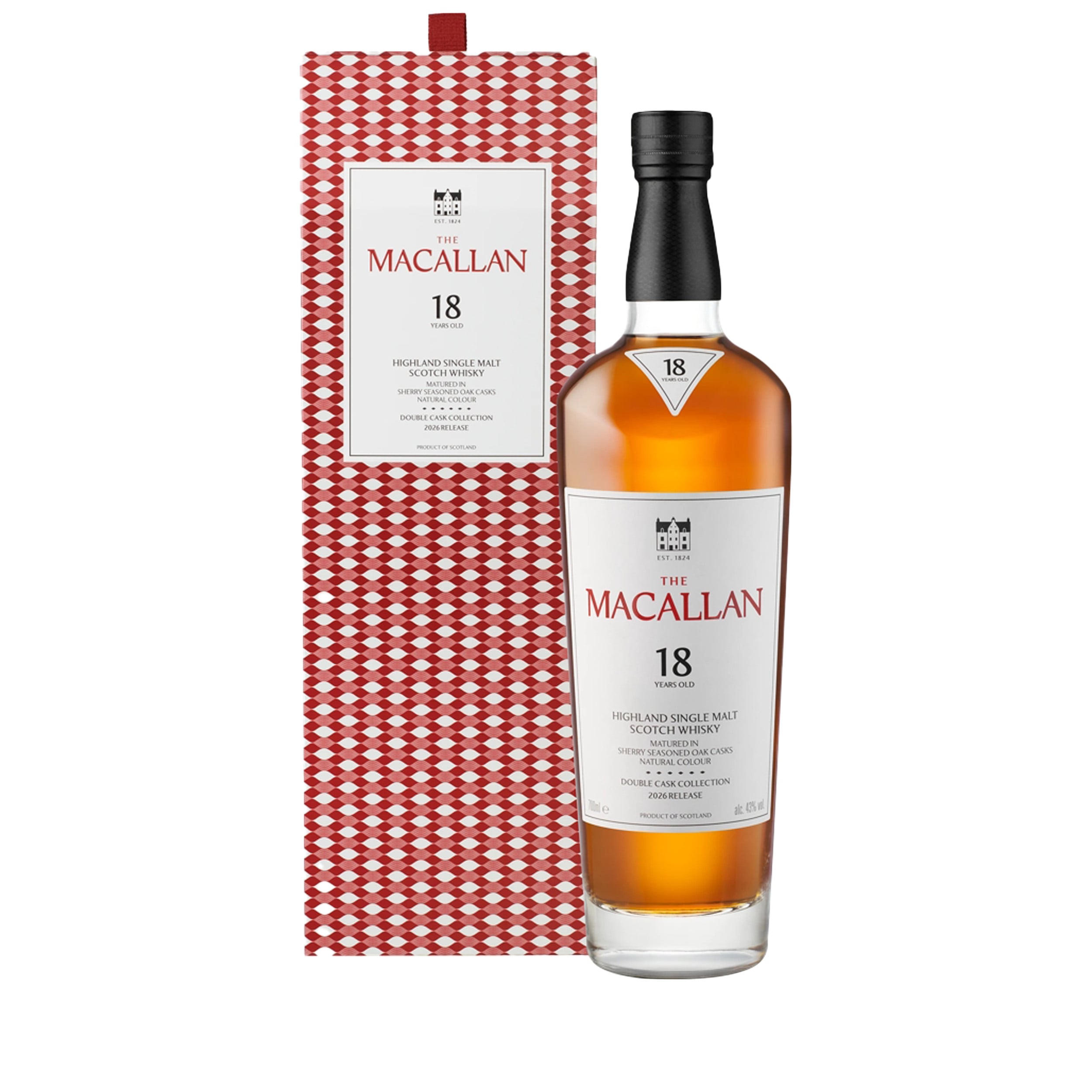 Macallan 18 Year Old Double Cask 2026 Release Single Malt Scotch