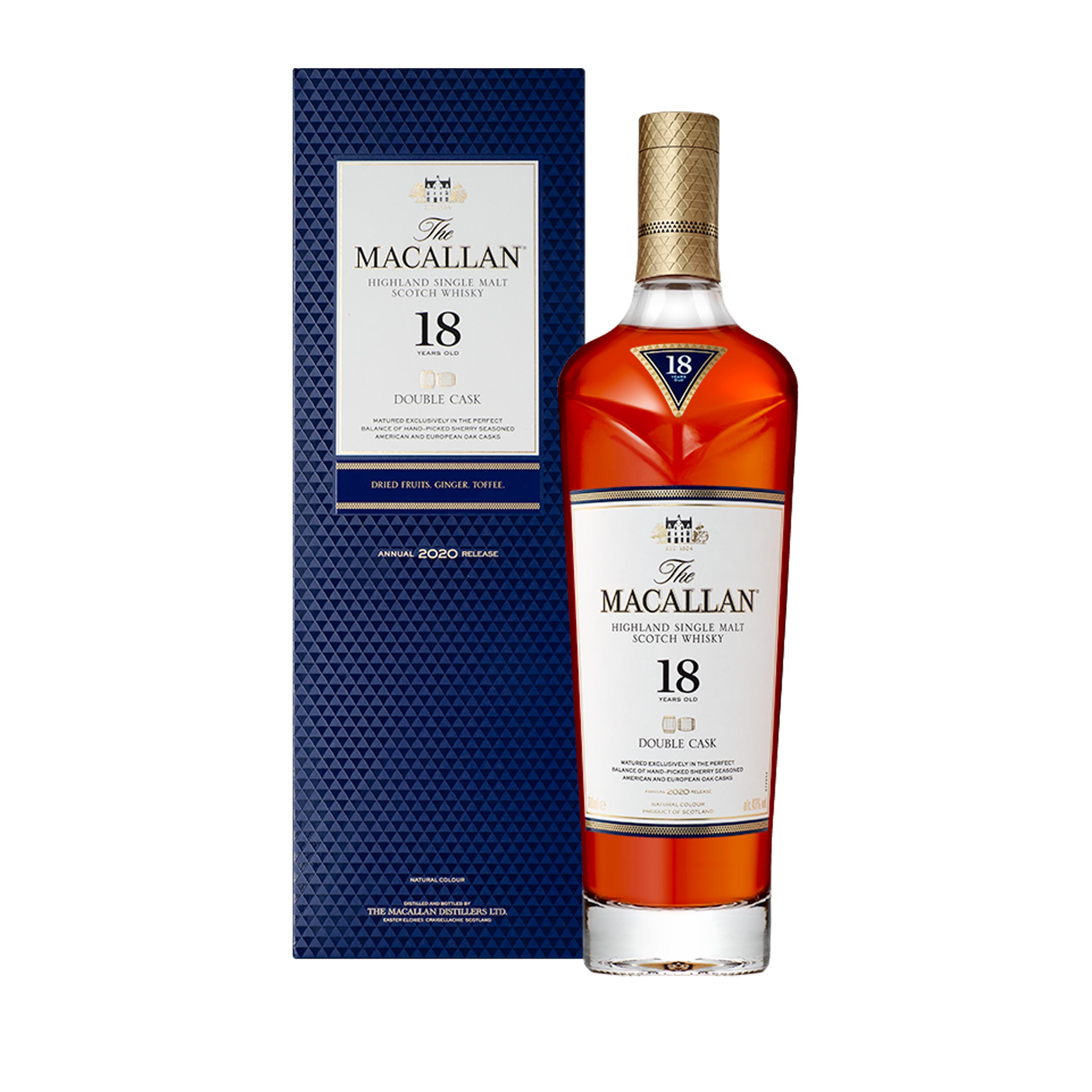 The MACALLAN 18 YEARS OLD DOUBLE CASK① Macallan 18 ans Double Cask | The Whisky Shop France