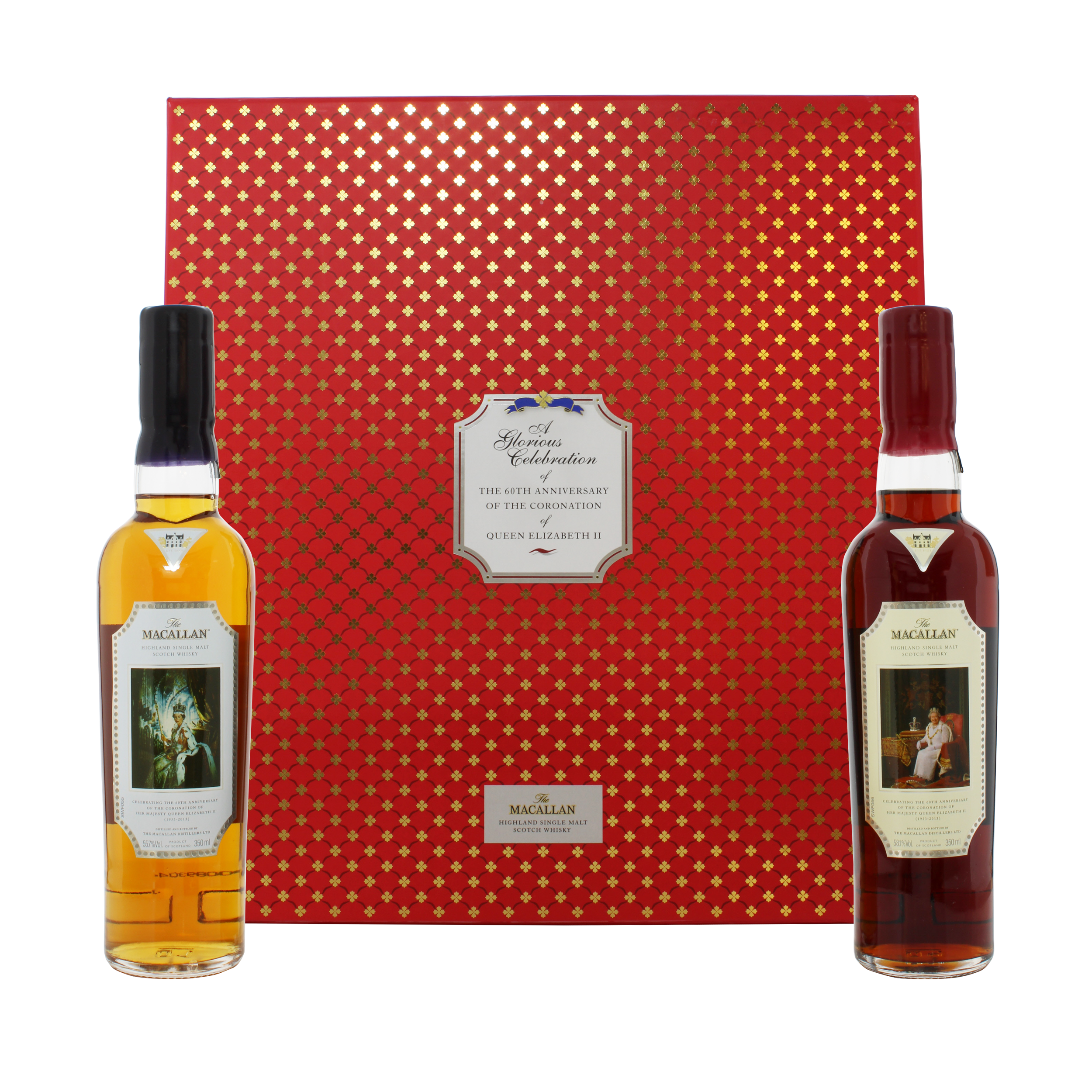 Macallan The Coronation Limited Edition Speyside Single Malt Scotch Whisky 2x35cl