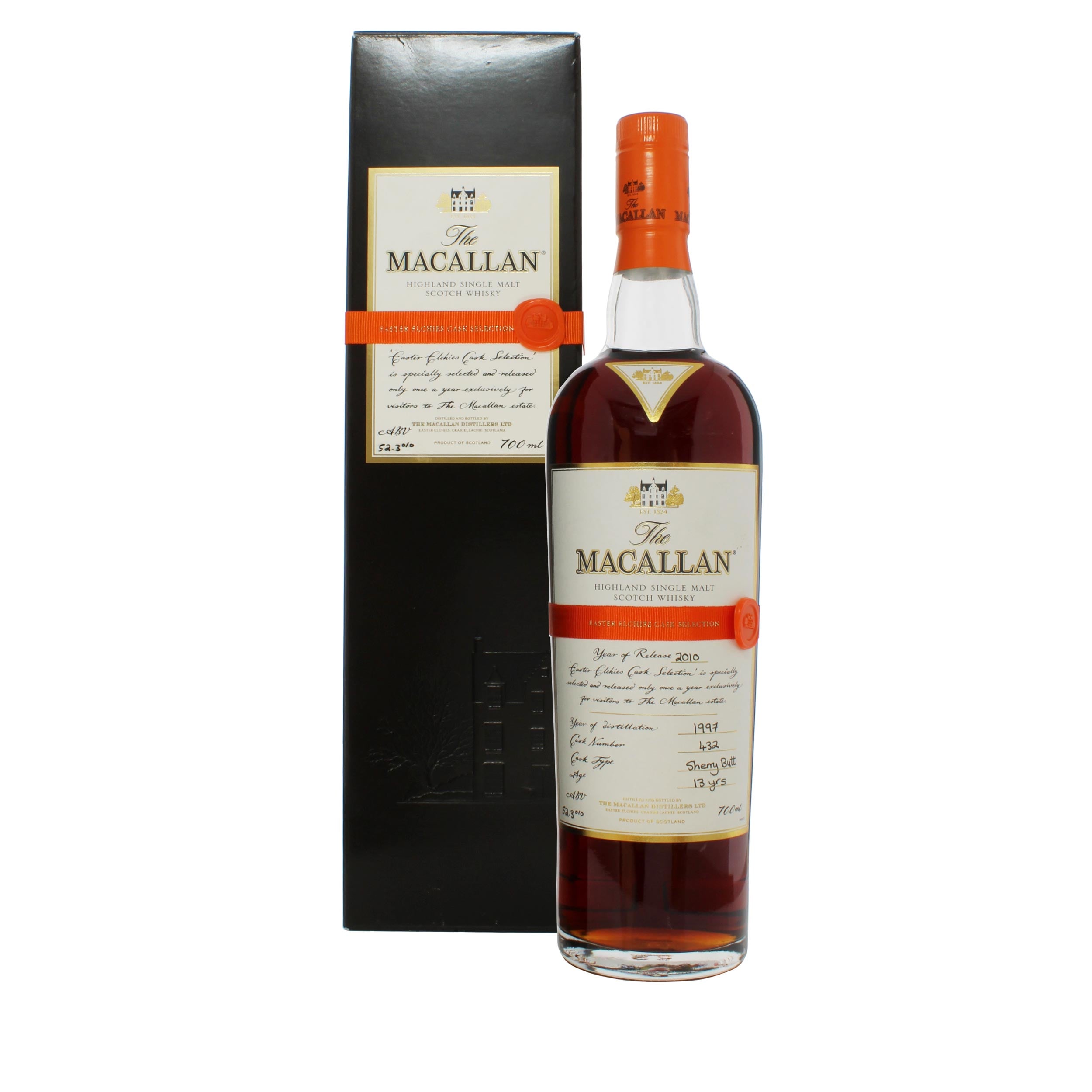 Macallan 1997 Easter Elchies 2010 13 Year Old Limited Edition Single Cask Speyside Single Malt Scotch Whisky 70cl