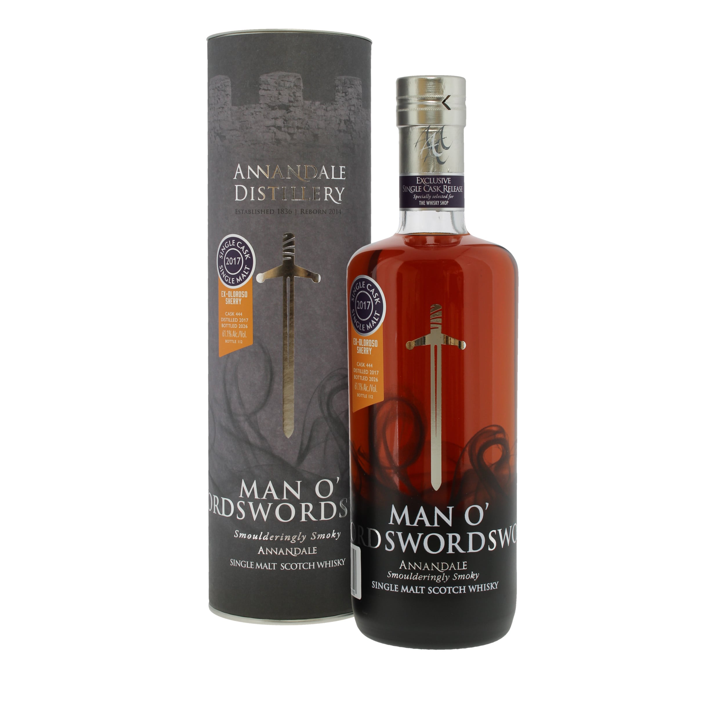 Man O'Sword 2017 Oloroso Sherry Cask #444 