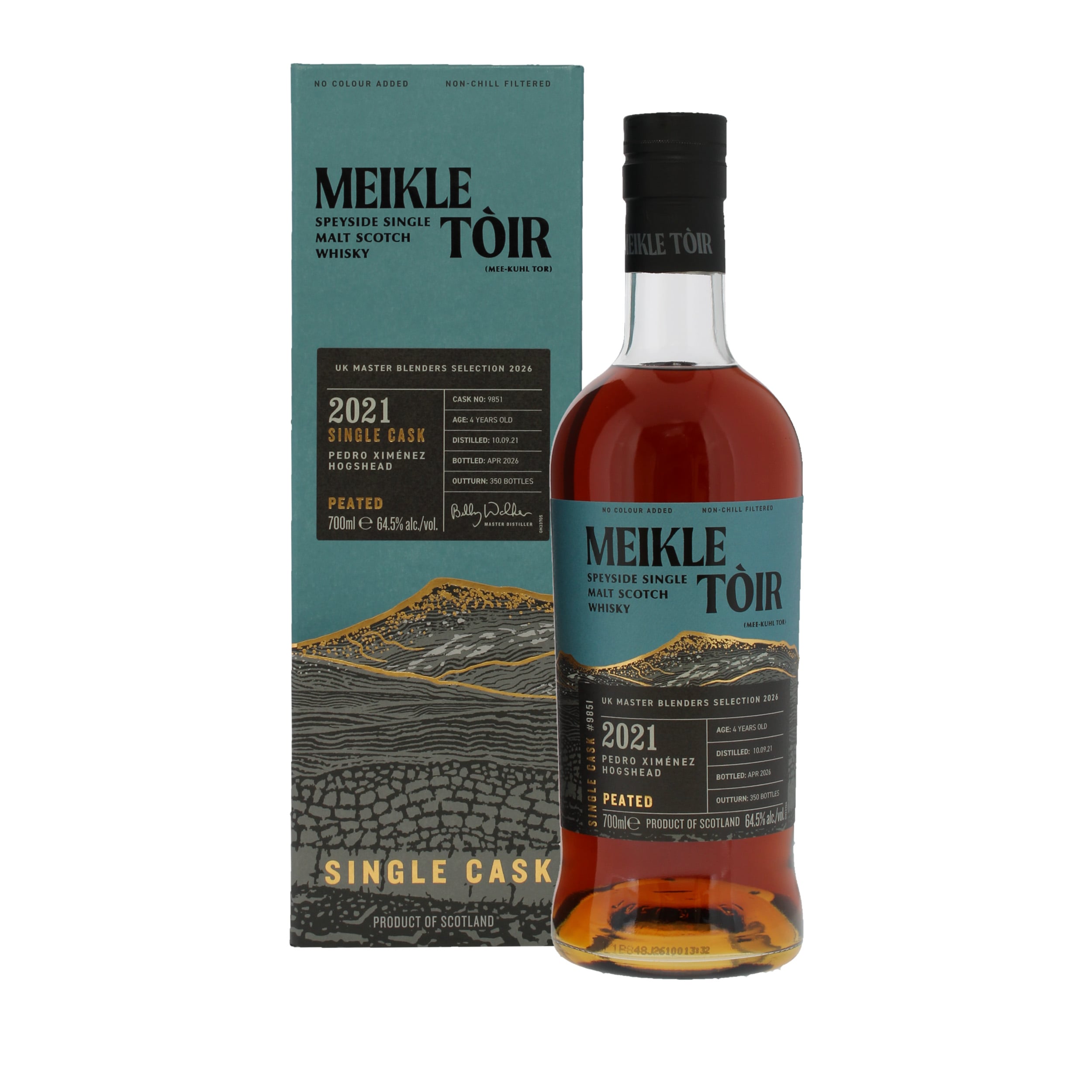 Meikle Toir 2021 First Fill PX Single Cask #9851