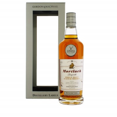 Mortlach 25 Year Old Distillery Labels