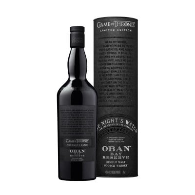 Oban Bay Reserve - Game of Thrones The Night's Watch with box