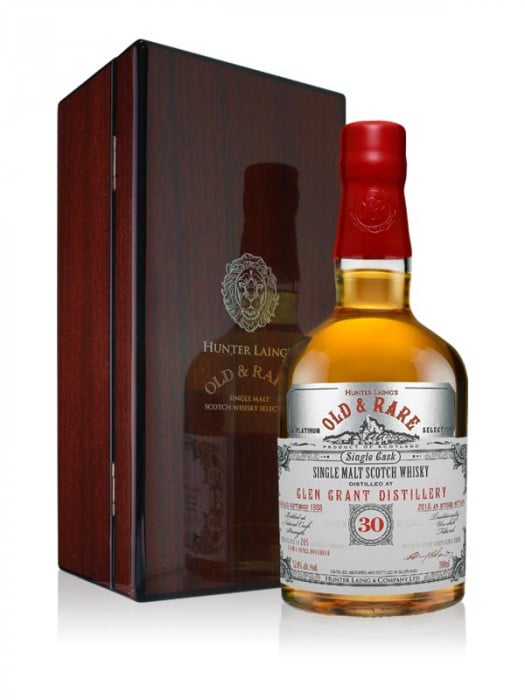 Glen Grant 30 Year Old Platinum Old & Rare with case