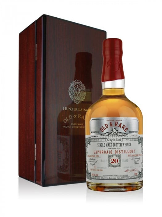 Laphroaig 20 Year Old Platinum Old & Rare with case