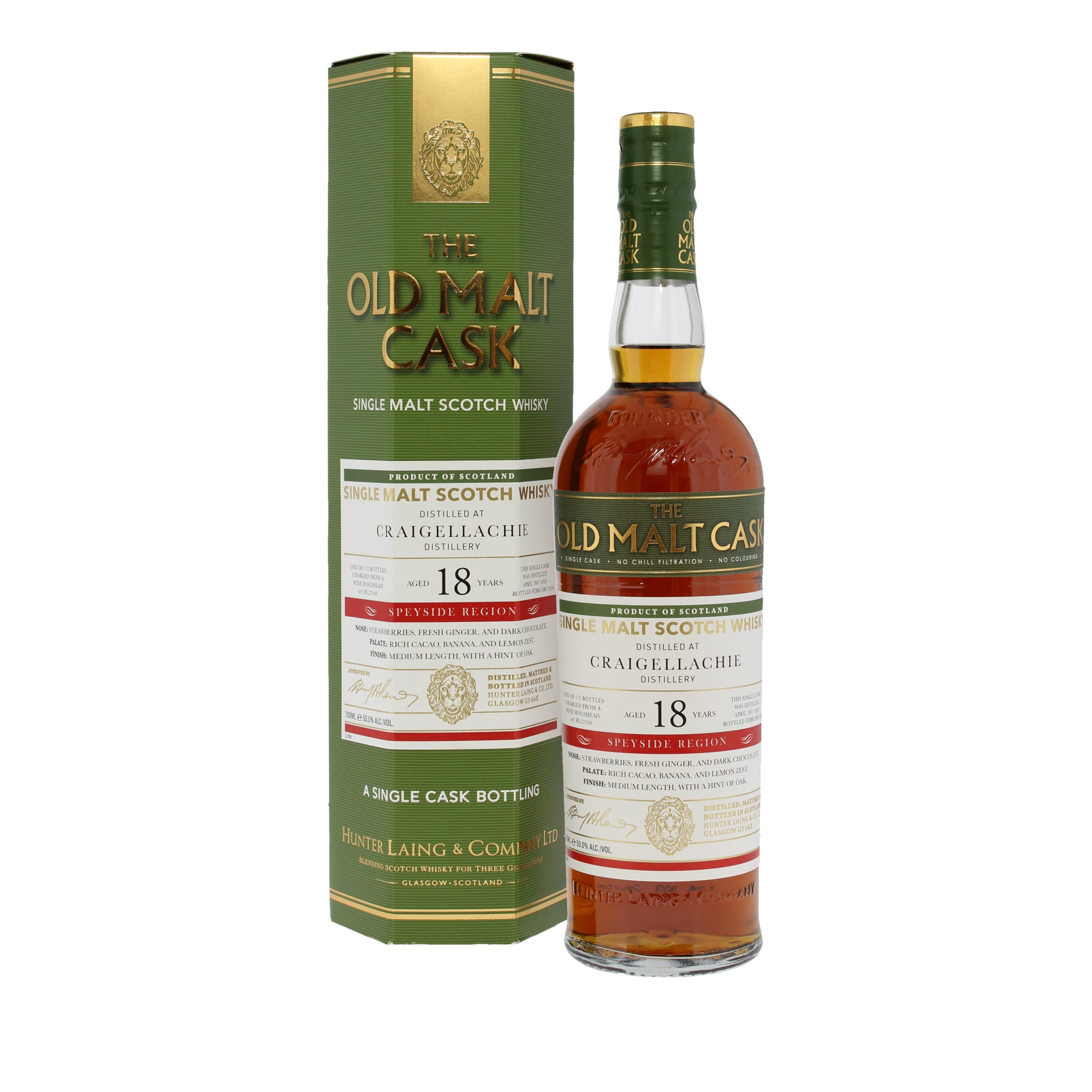 Old Malt Cask Craigellachie 2007 18 Year Old HL22160