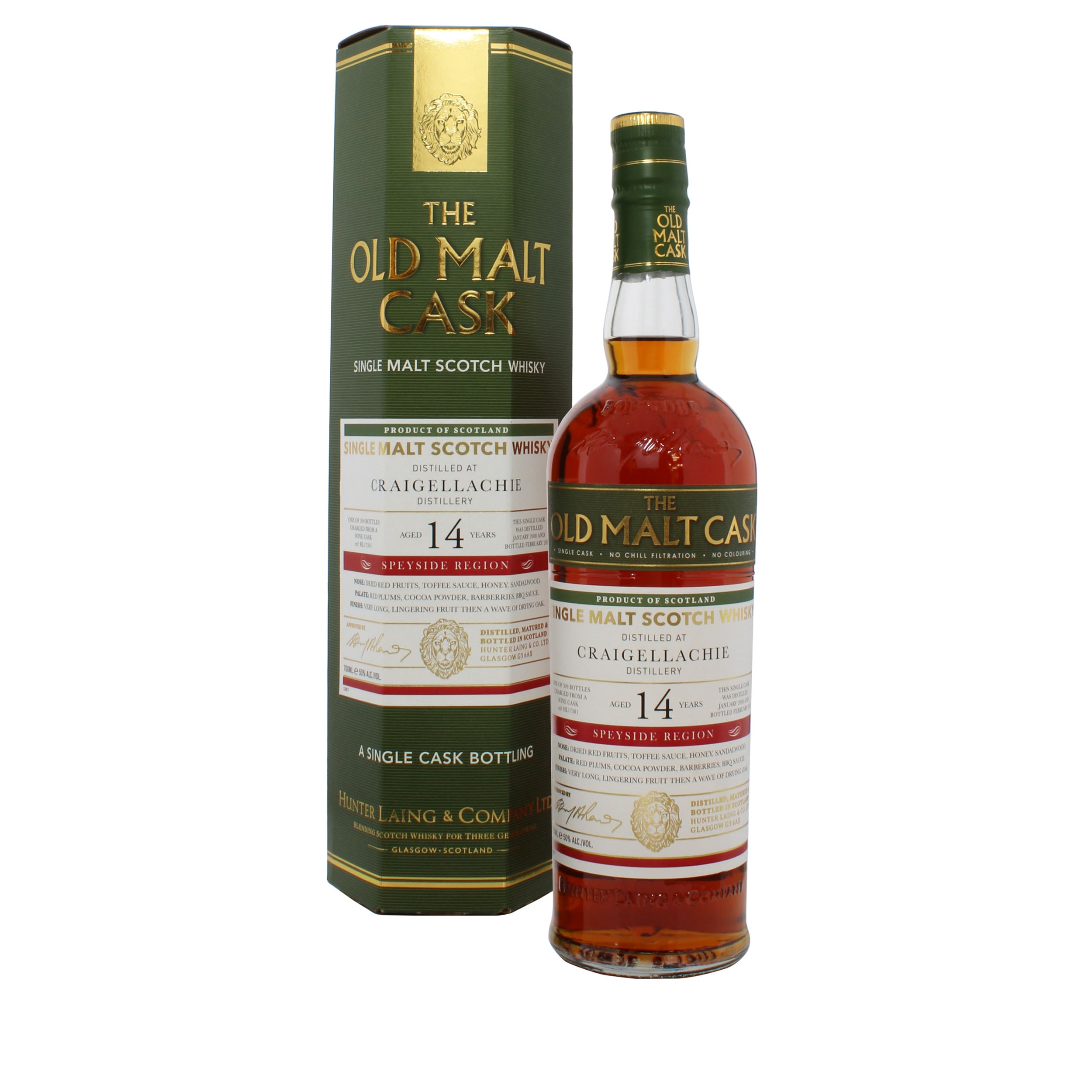 Old Malt Cask Craigellachie 2008 14 Year Old