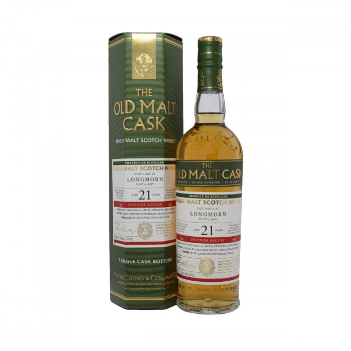 Old Malt Cask Longmorn 21 Year Old with box