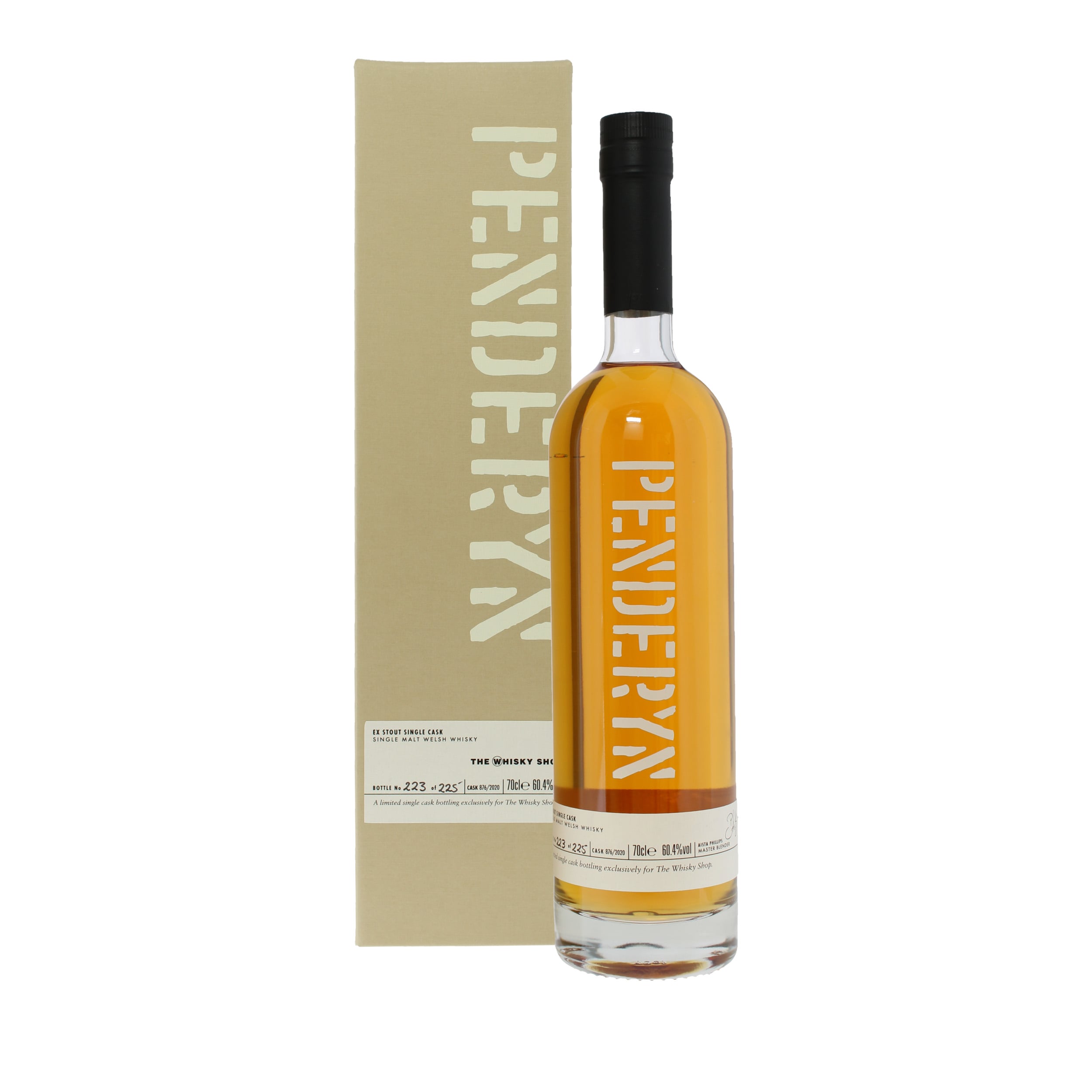 Penderyn 2020 Ex Stout Cask Single Cask #876 TWS Exclusive Exclusive Single Cask 70cl