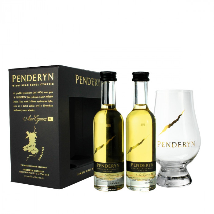 Penderyn Glass Pack 2x5cl